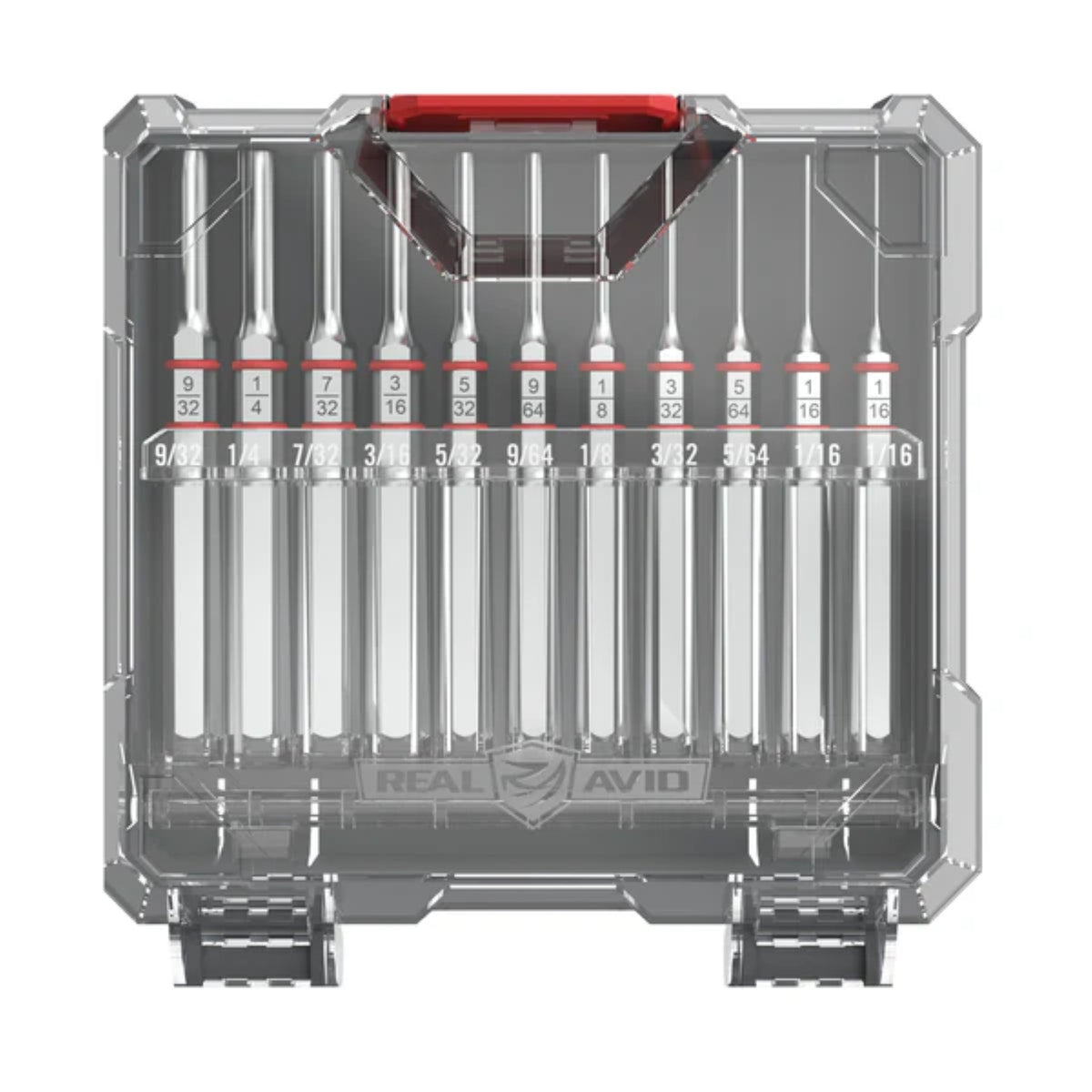 REAL AVID | ACCU - PUNCH 11 - PIECE STANDARD PIN PUNCH SET - Set di cacciaspine - BackPacco - BP-REALAVID-AVAPK-S