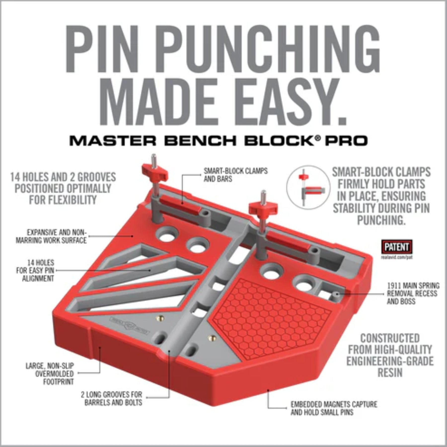 REAL AVID | MASTER BENCH BLOCK PRO - Blocco multifunzione