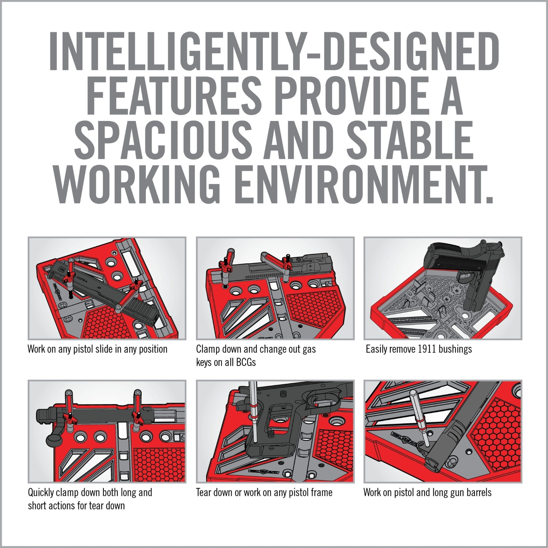 REAL AVID | MASTER BENCH BLOCK PRO-KIT - Blocco multifunzione con strumenti