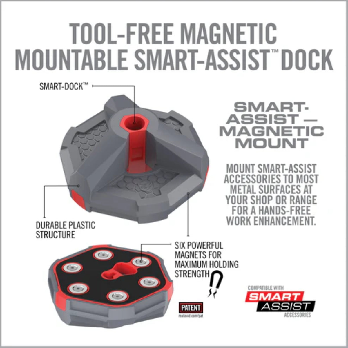 REAL AVID | SMART-ASSIST MAGNETIC MOUNT - Supporto da tavolo