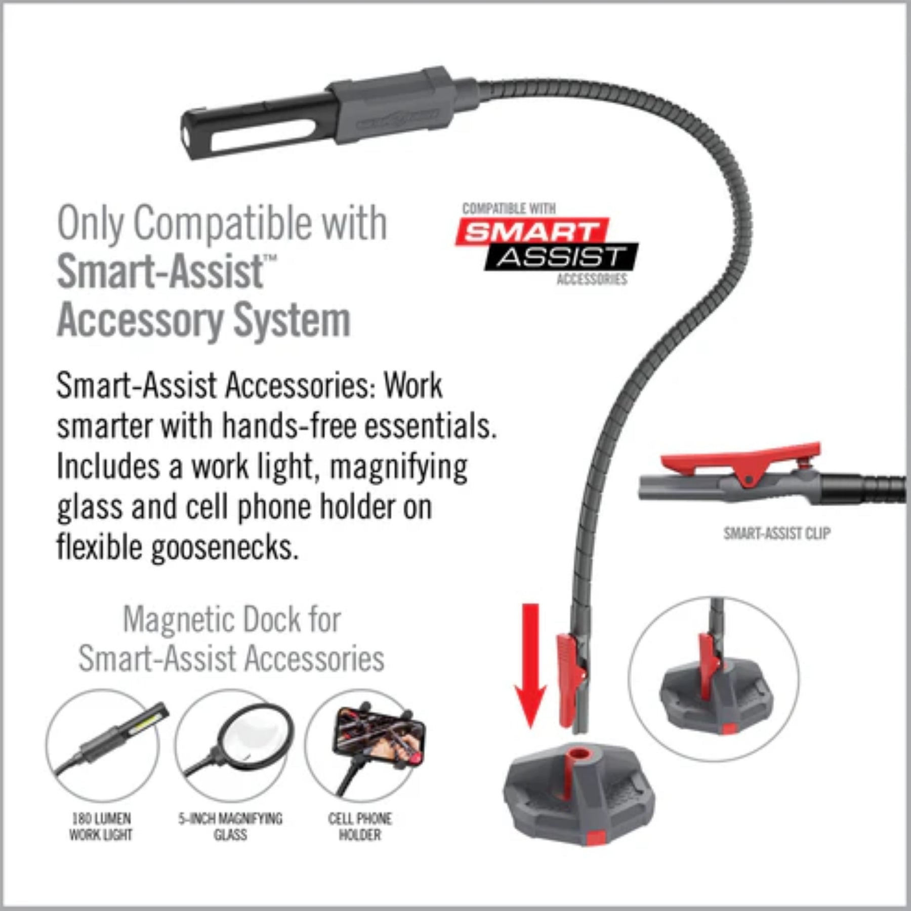 REAL AVID | SMART-ASSIST MAGNETIC MOUNT - Supporto da tavolo