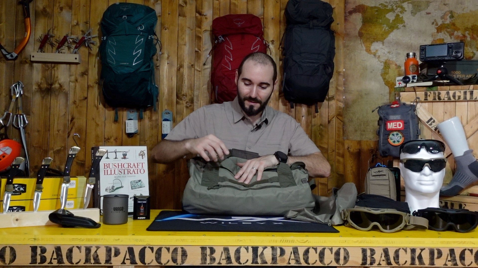 Paolo di backpacco spiega la RAPID DUFFEL SIERRA di 5.11