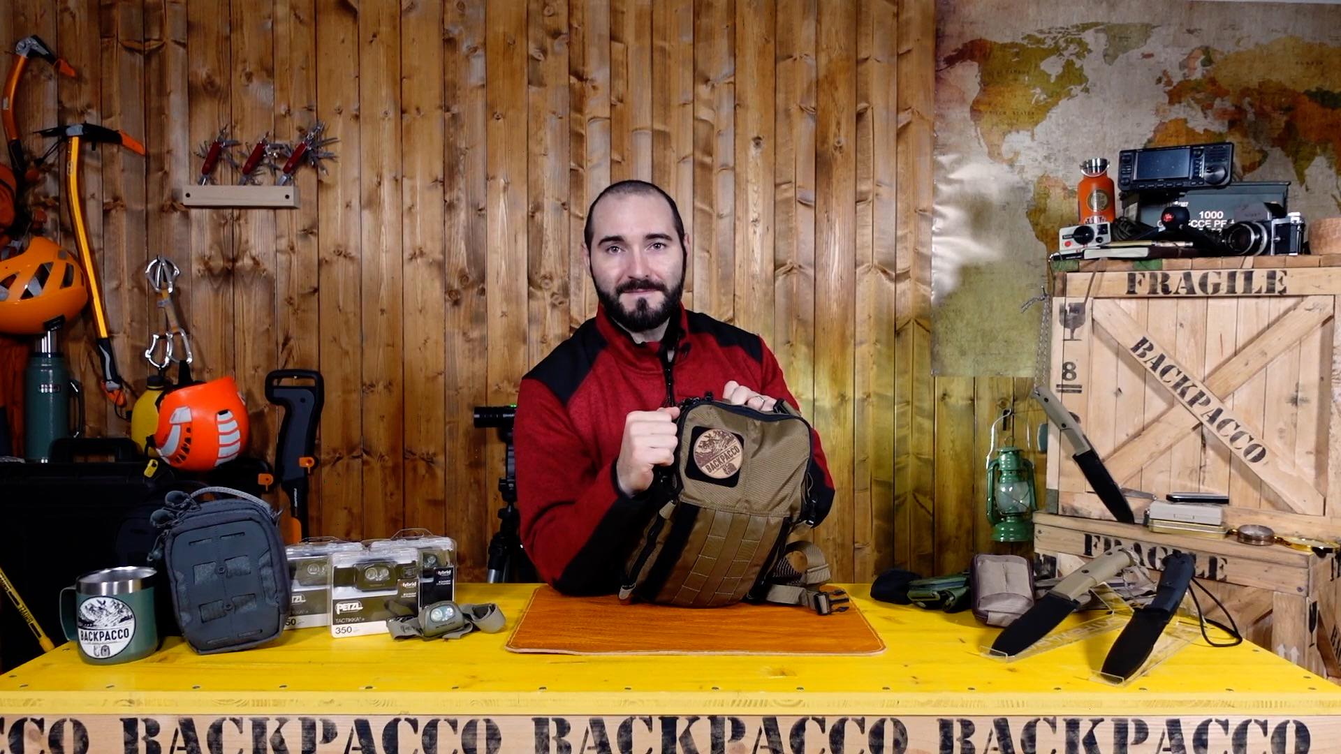 COPERTINA DEL VIDEO DOVE PAOLO DI BACKPACCO SPIEGA IL RAPID SLING DI 5.11