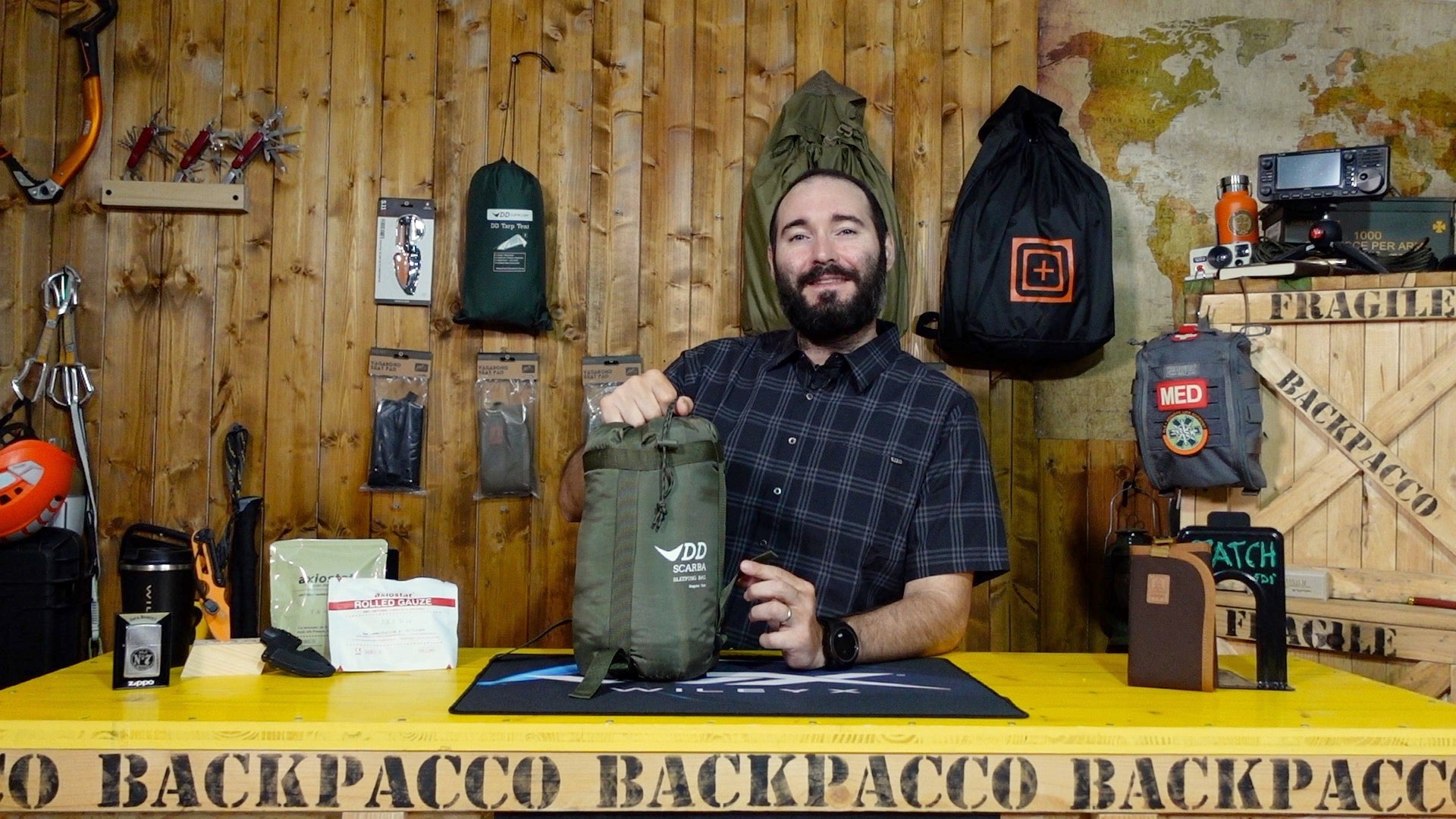 Paolo di Backpacco spiega il sacco a pelo Scarba di DD