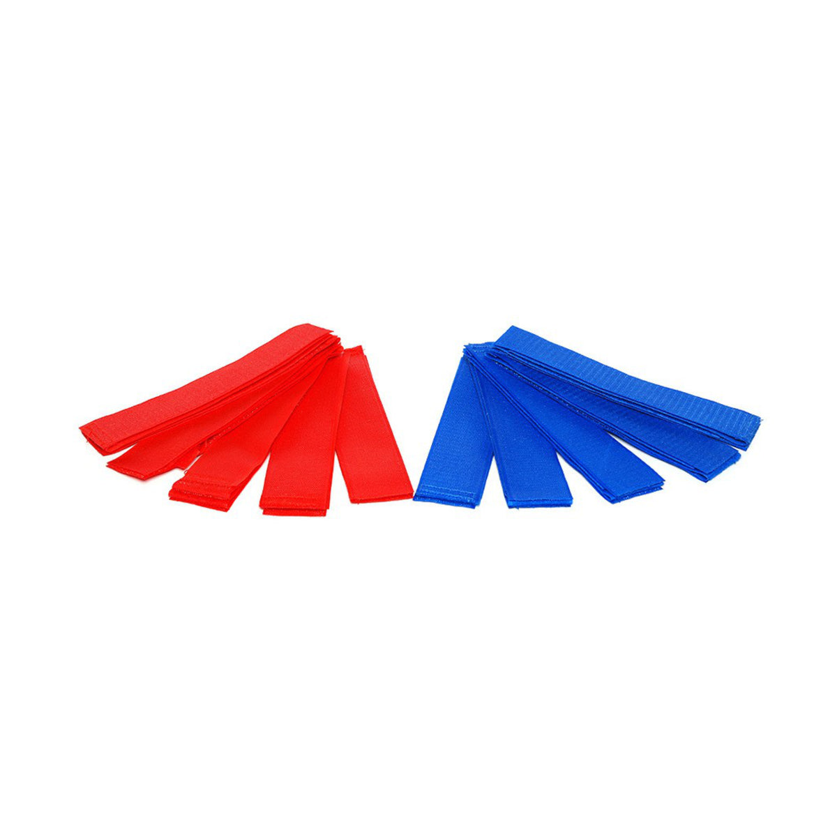 101 INC VELCRO TEAM STRAP BAG fasce in velcro per identificazione squadre pack da 10 pezzi per softair e attività tattiche