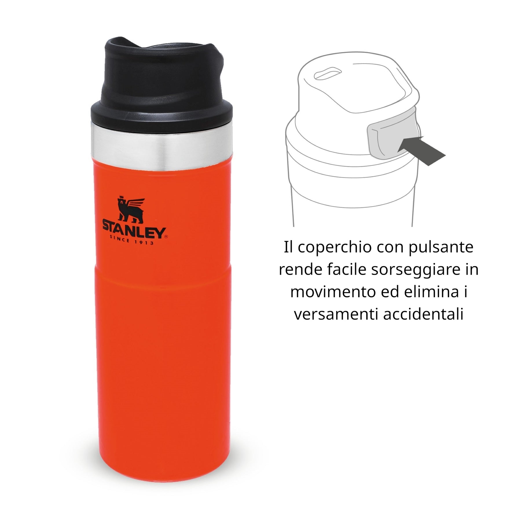 STANLE | CLASSIC TRIGGER ACTION TRAVEL MUG - Thermos 0.47 L