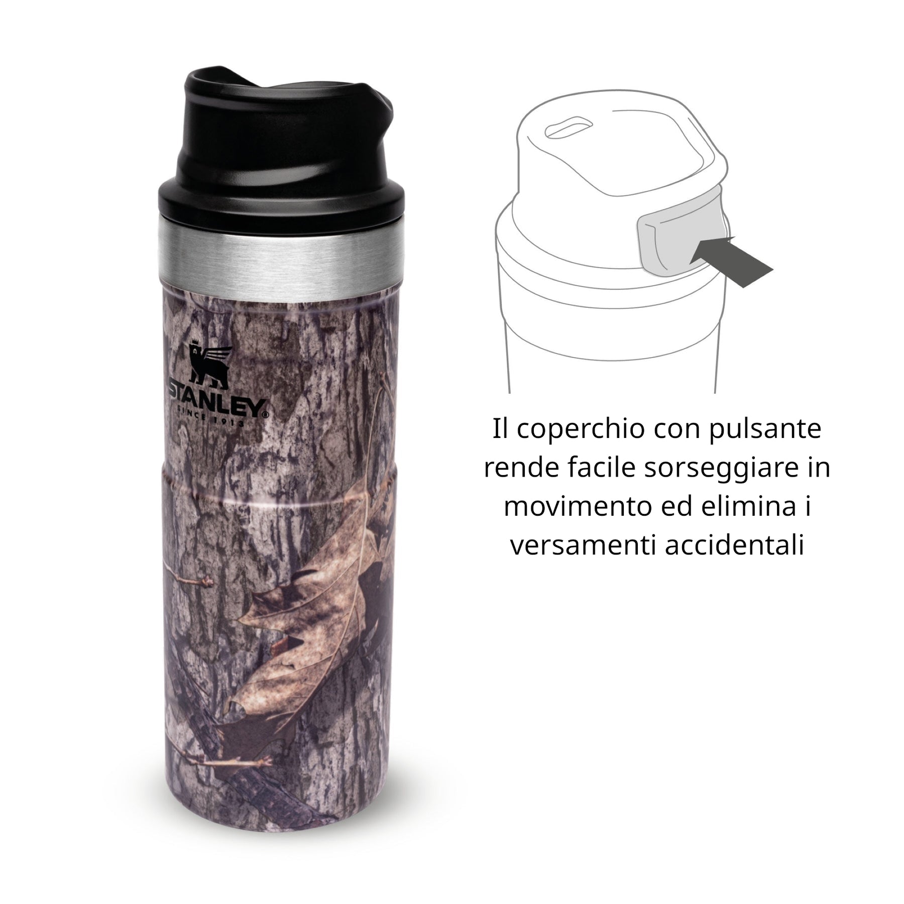 STANLE | CLASSIC TRIGGER ACTION TRAVEL MUG - Thermos 0.47 L