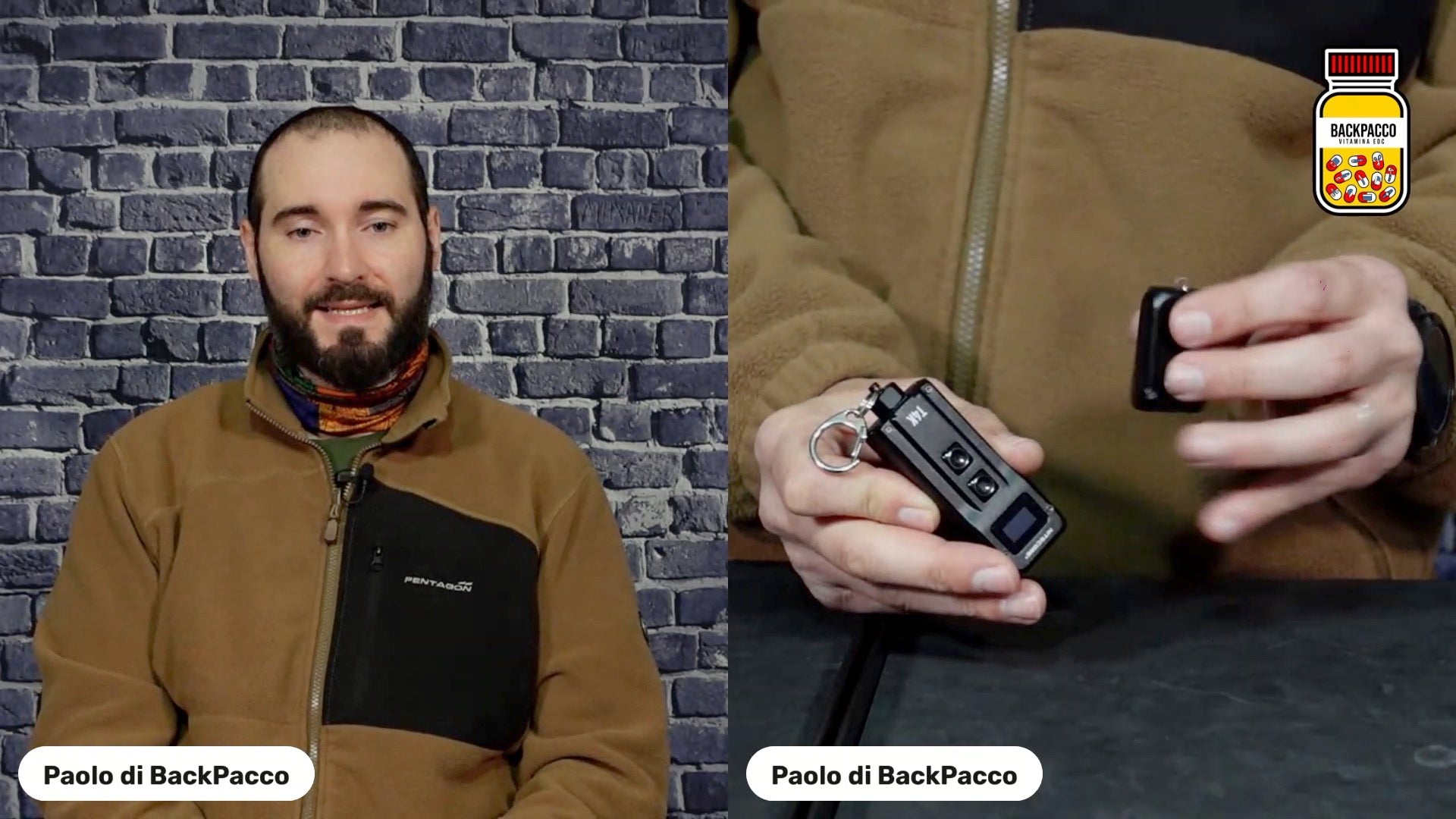 Paolo di backpacco spiega la nitecore t4k