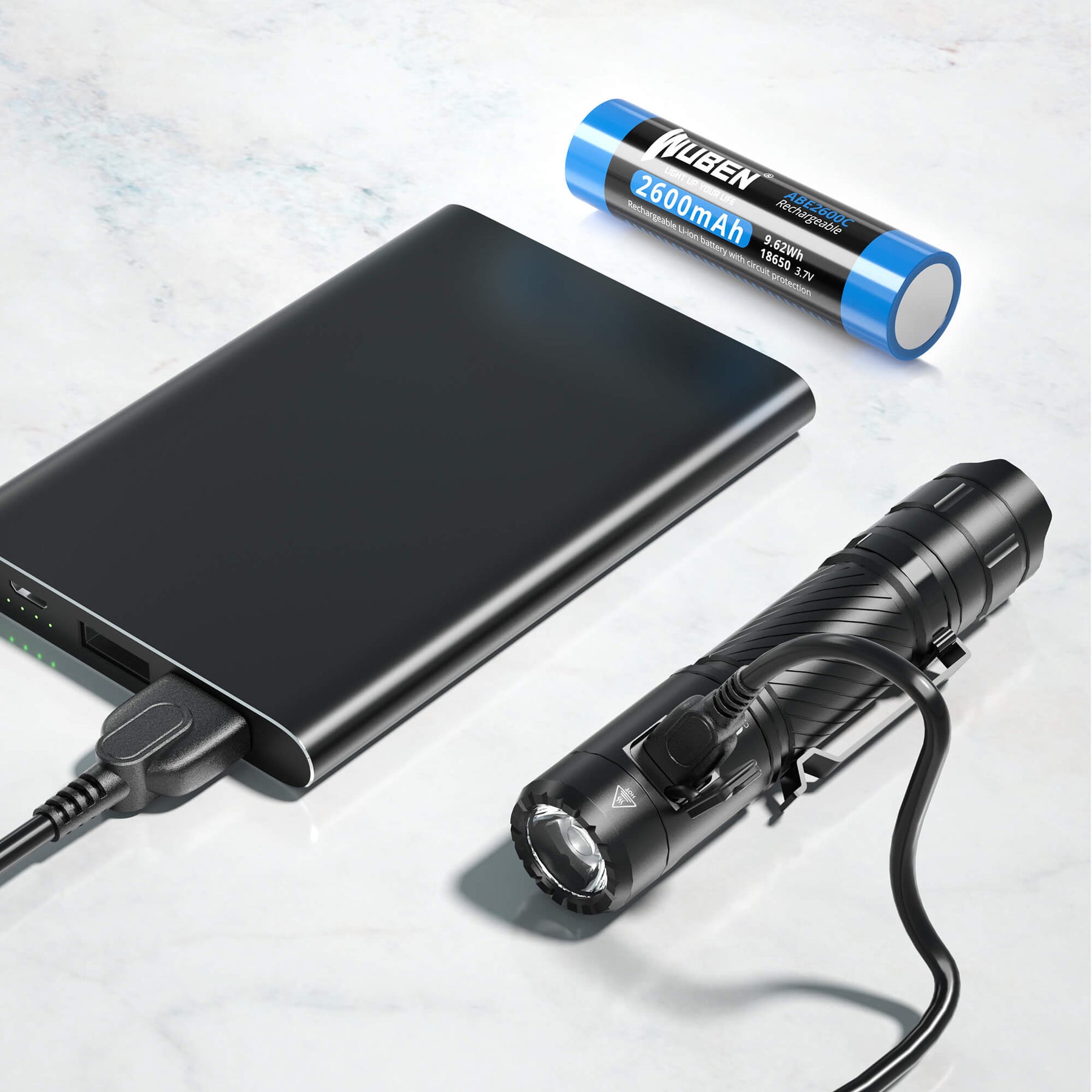 WUBEN | C3 - Torcia da 1200 lumens