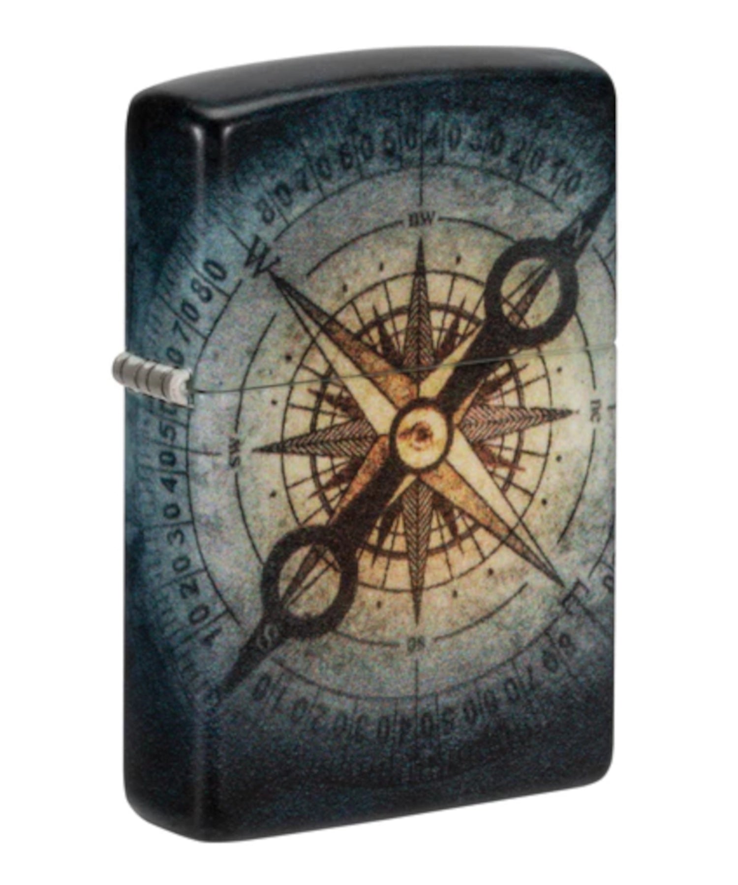 ZIPPO COMPASS GHOST DESIGN