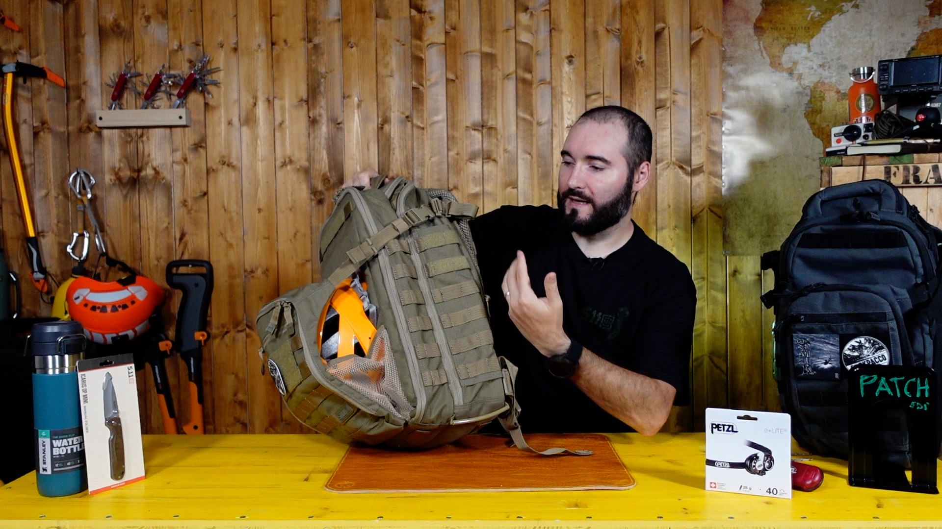 COPERTINA DEL VIDEO DOVE PAOLO DI BACKPACCO SPIEGA L'ALL HAZARDS PRIME DI 5.11