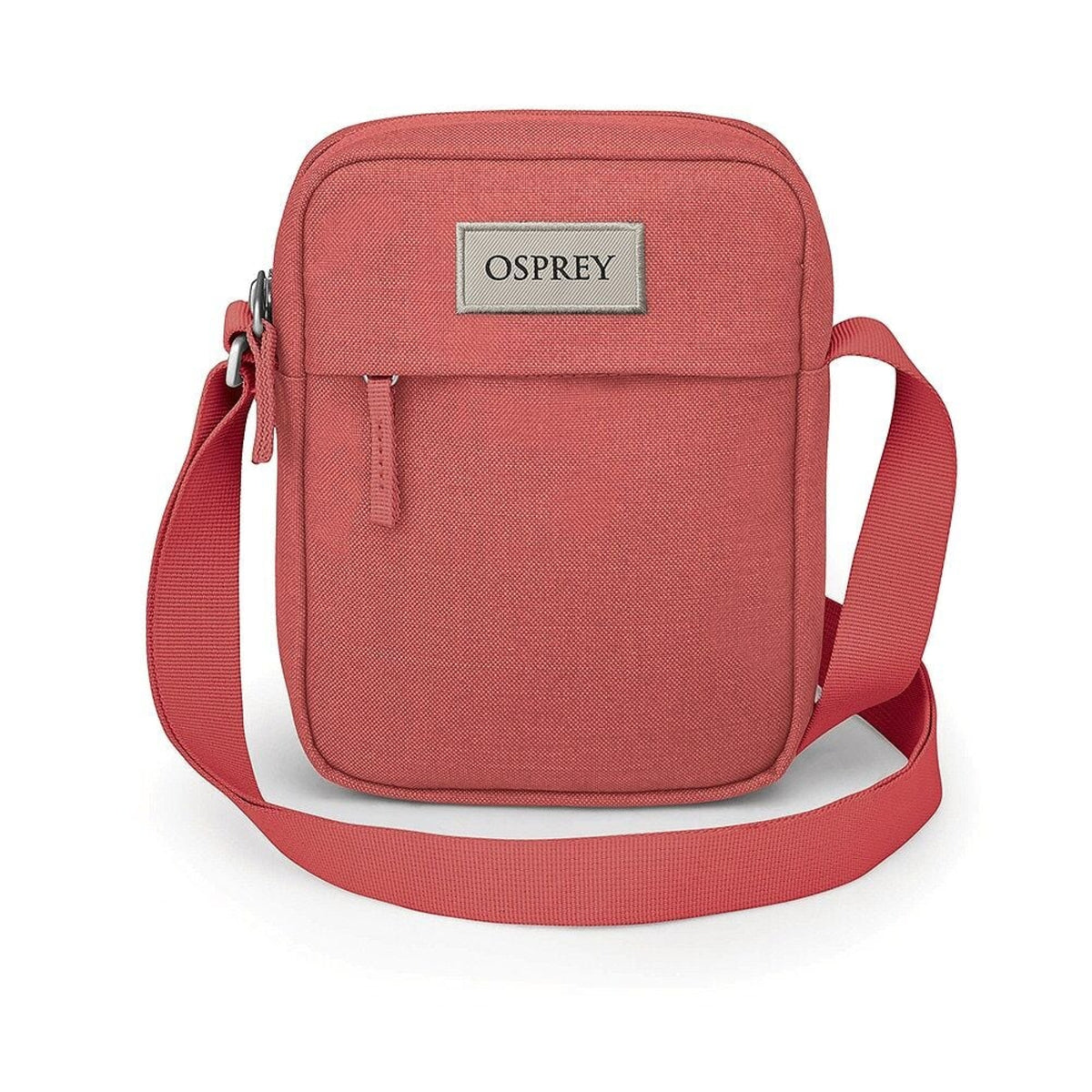 Borsello a tracolla Osprey Arcane Small Crossbody da 1.5 litri, design compatto per il trasporto di piccoli oggetti (EDC), con tracolla regolabile e logo Osprey.