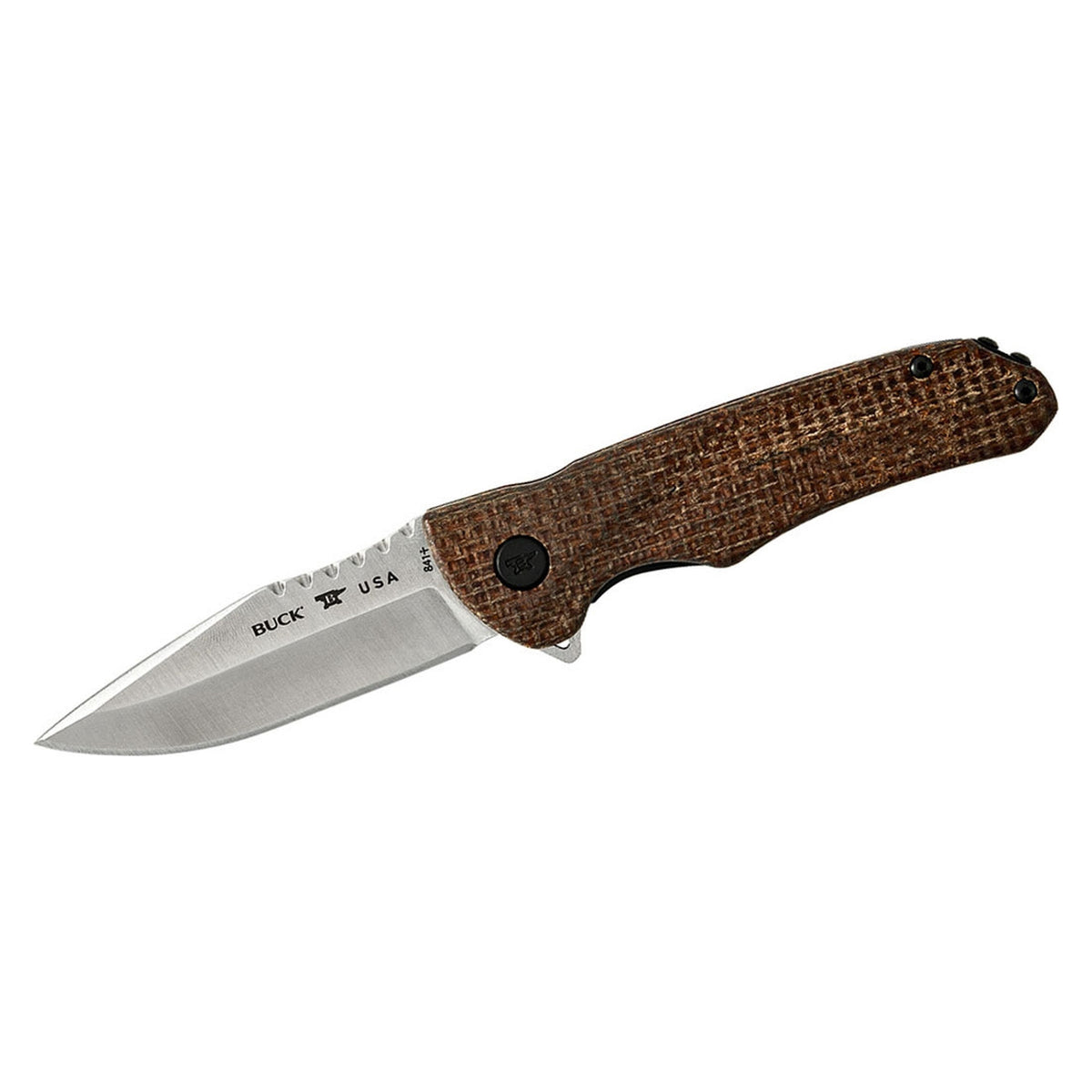 Buck 841 SPRINT PRO Micarta Burlap marrone