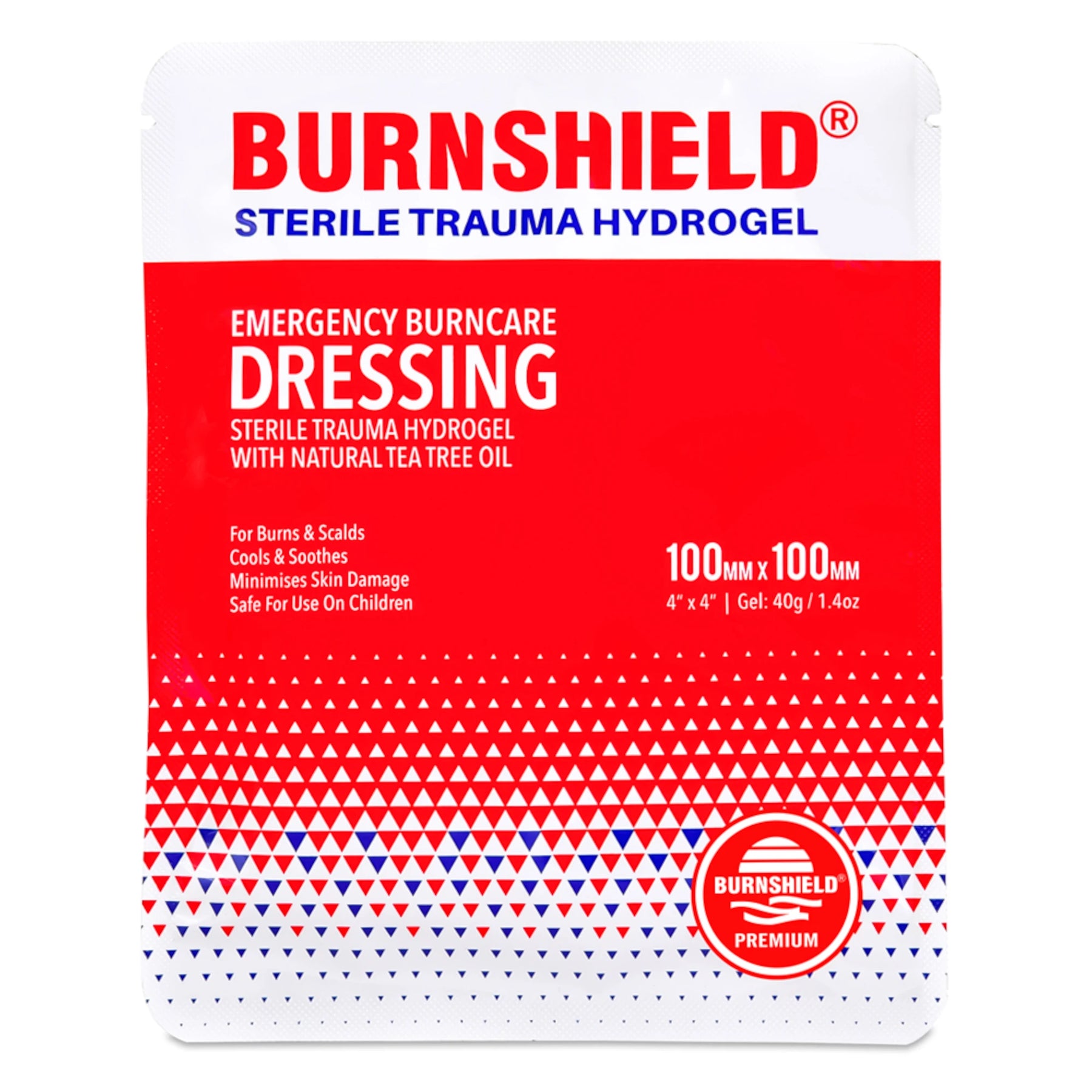 BURNSHIELD | HYDROGEL DRESSING - Medicazione per ustioni 100 x 100 mm