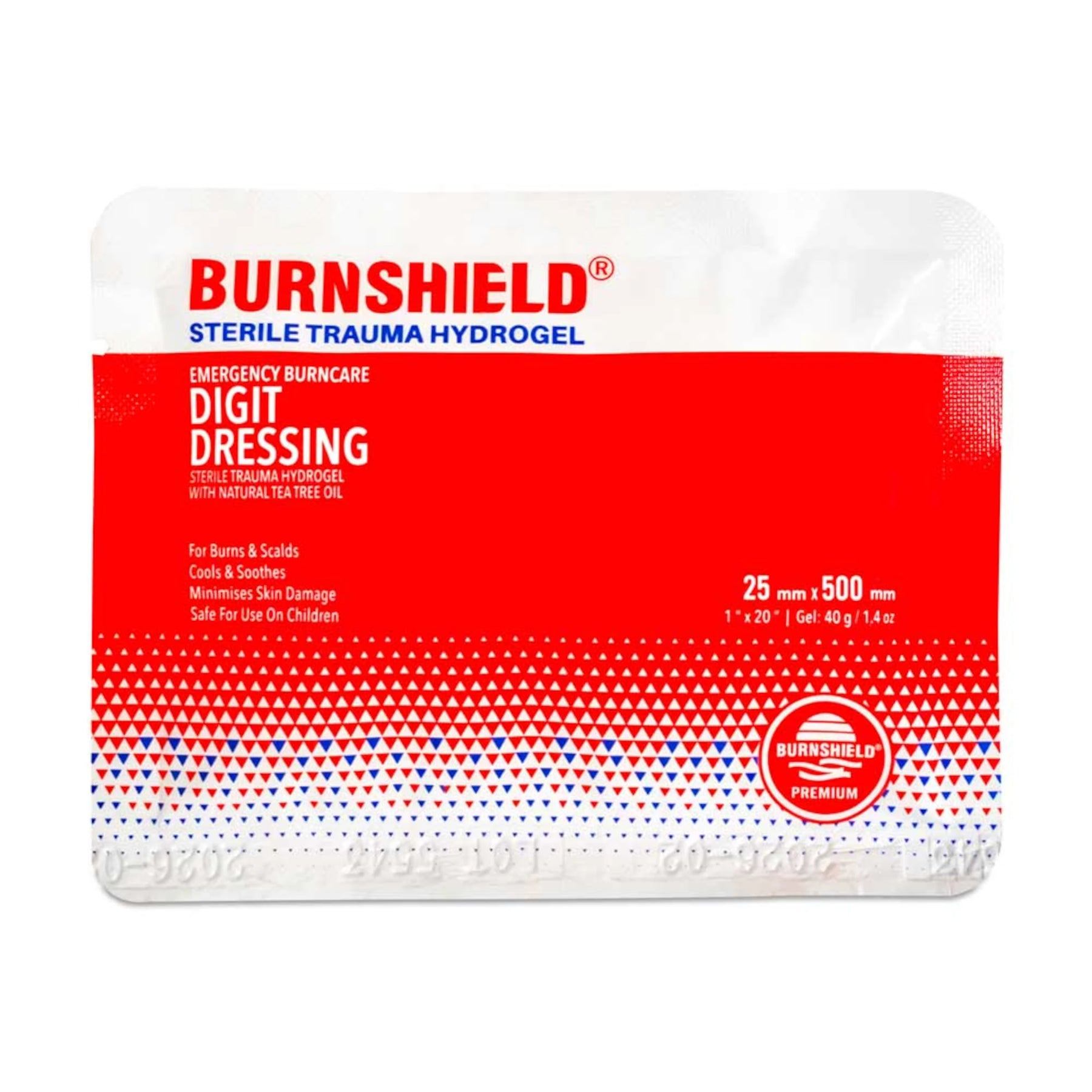 BURNSHIELD | HYDROGEL DRESSING - Medicazione per ustioni digit 25 x 500 mm specifico per le dita
