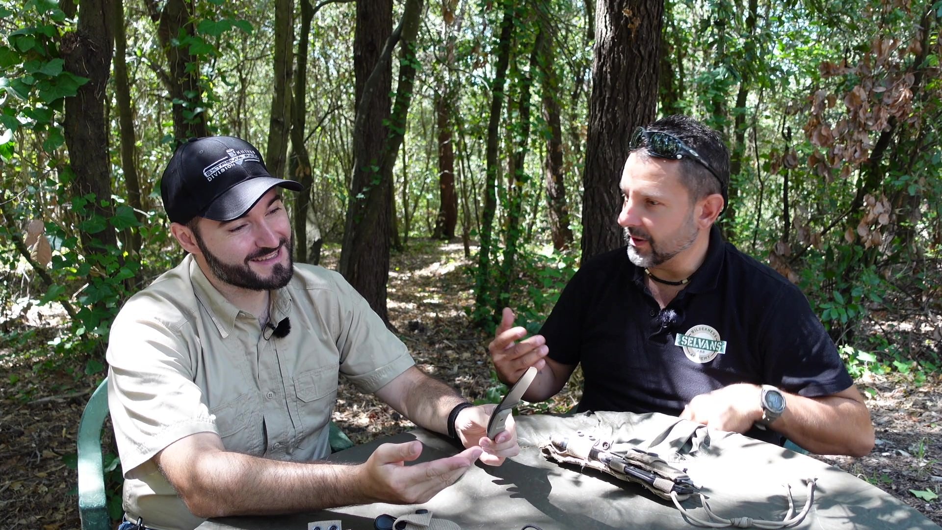 copertina del video con paolo di backpacco e Daniele Dal Canto che parlano del Sethlans di Extrema Ratio