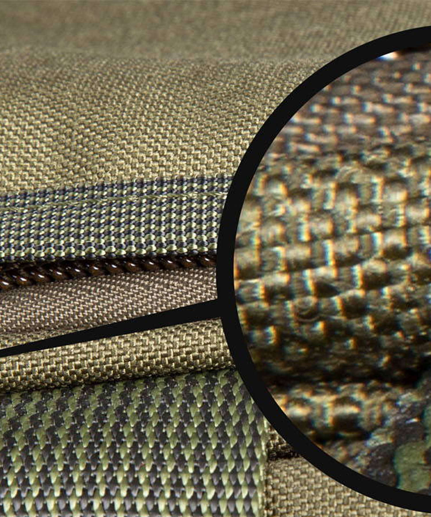 dettagli del materiale degli zaini savotta in cordura1000D