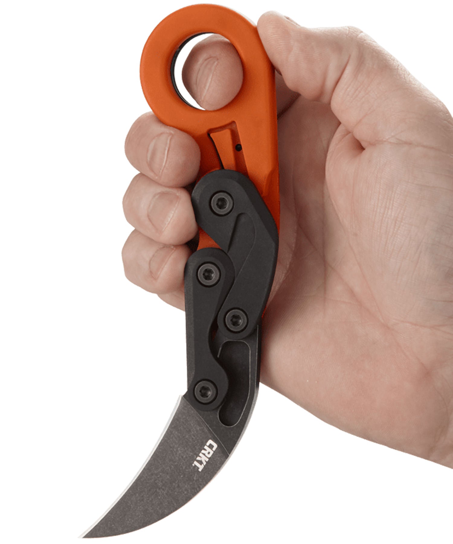 crkt provoke arancione aperto