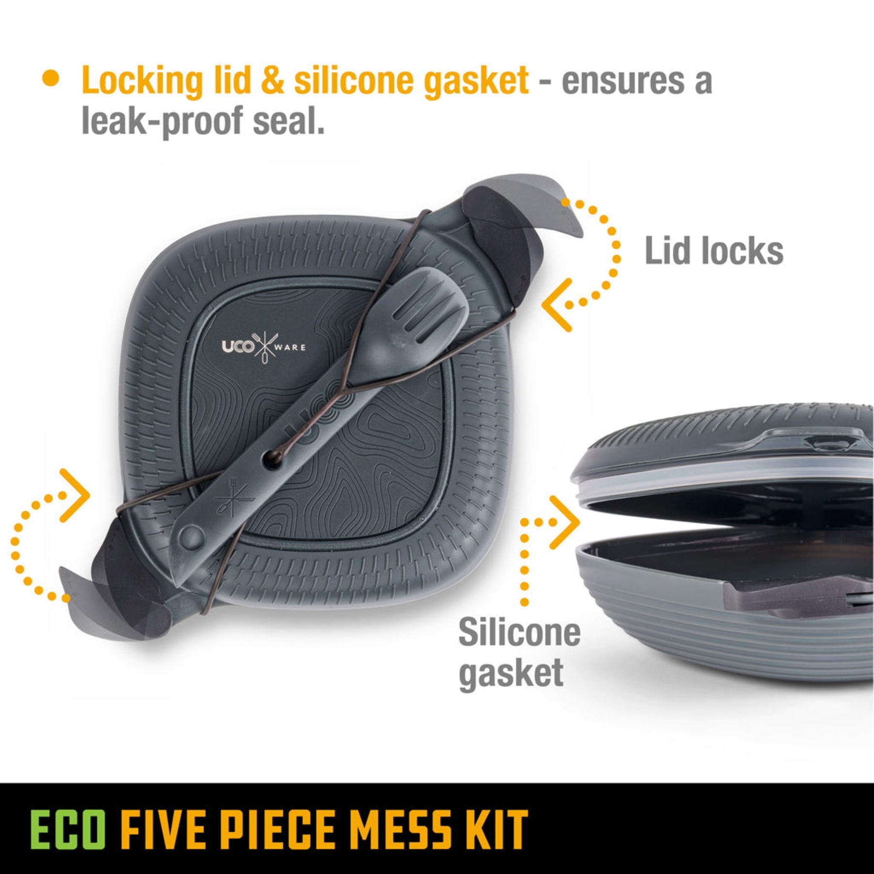 UCO | ECO 5-PIECE MESS KIT -  Kit per il pranzo