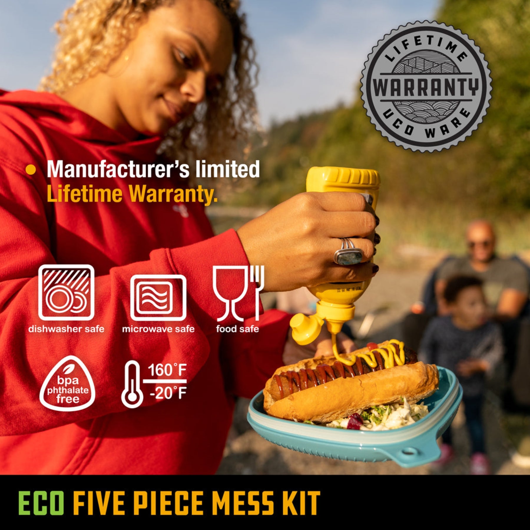 UCO | ECO 5-PIECE MESS KIT -  Kit per il pranzo