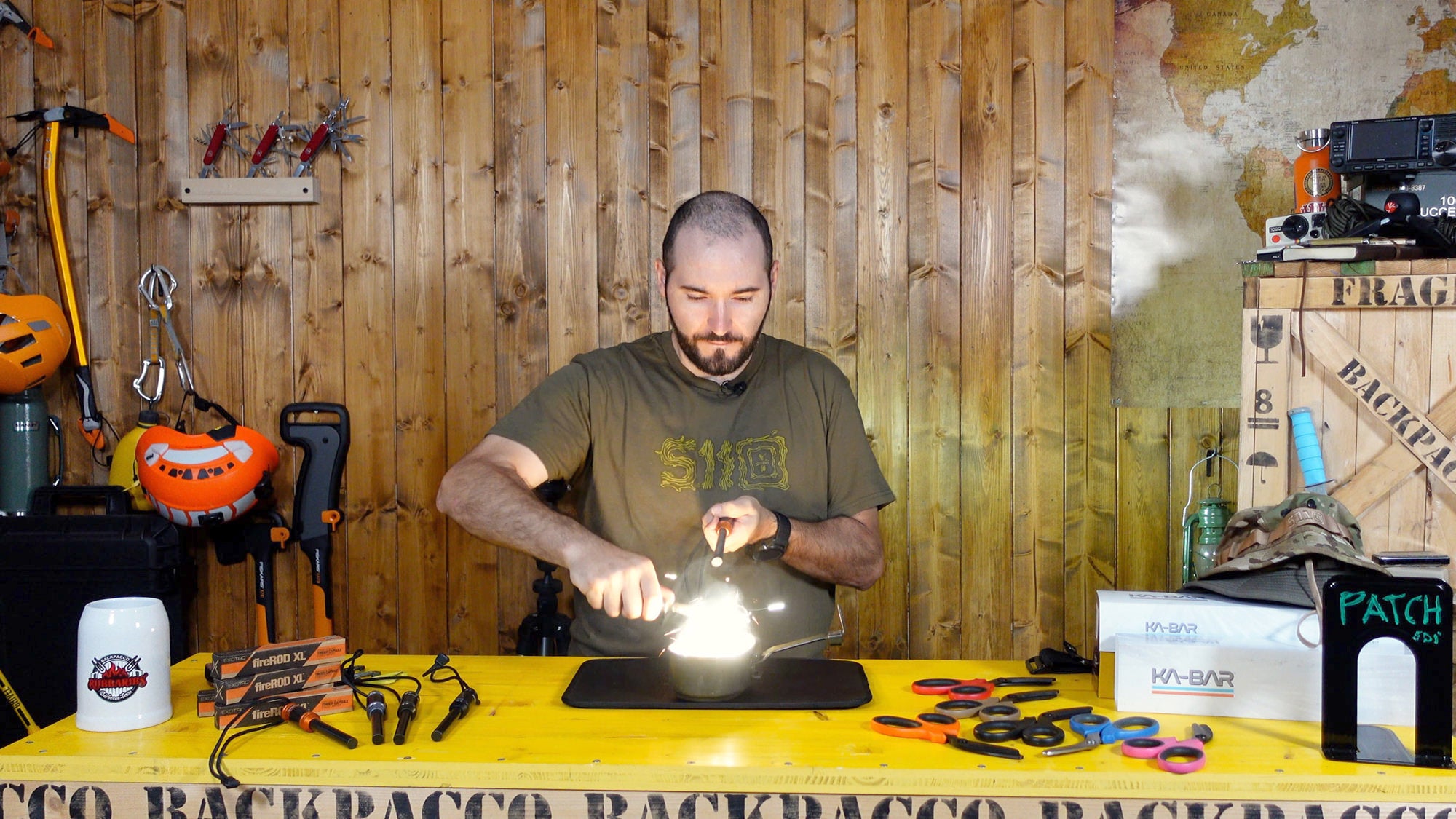 COPERTINA DEL VIDEO DOVE PAOLO DI BACKPACCO SPIEGA IL FIREROD XL DI EXOTAC