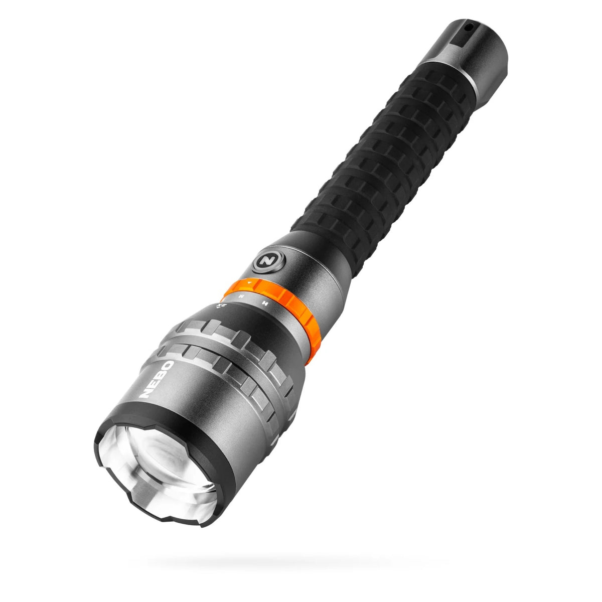 NEBO DAVINCI 12000 MAG DIAL torcia LED ricaricabile USB-C da 12000 lumen in alluminio aeronautico anodizzato con selettore magnetico a 5 modalità, zoom 2x regolabile, impugnatura ergonomica gommata e grado di protezione IP67 per outdoor ed emergenza