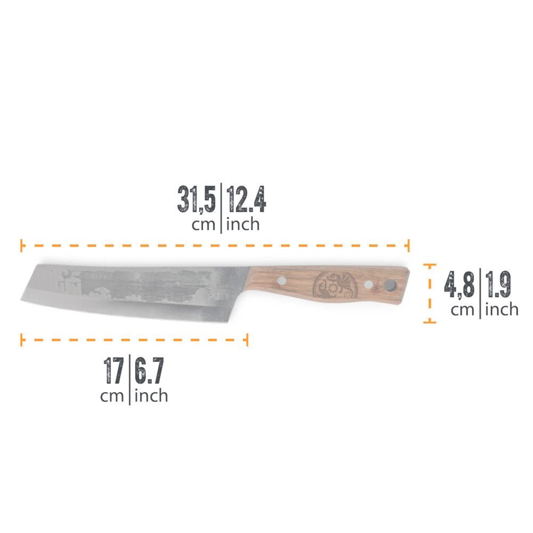 PETROMAX | CHEF'S KNIFE 17 CM - Coltello da cucina - Robusto ma comodo da usare!