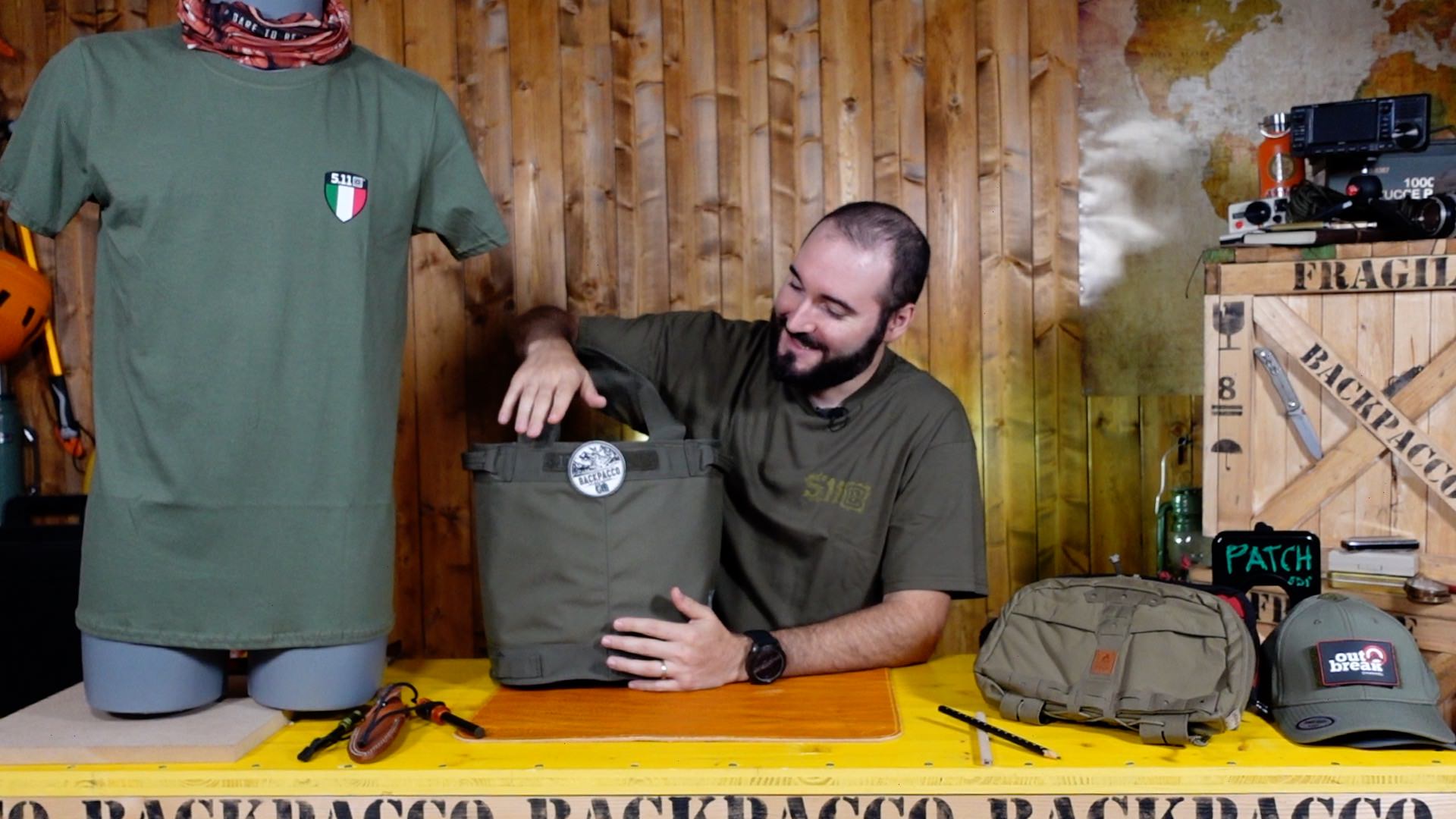 COPERTINA DEL VIDEO DOVE PAOLO DI BACKPACCO SPIEGA LA LOAD READY UTILITY DI 5.11