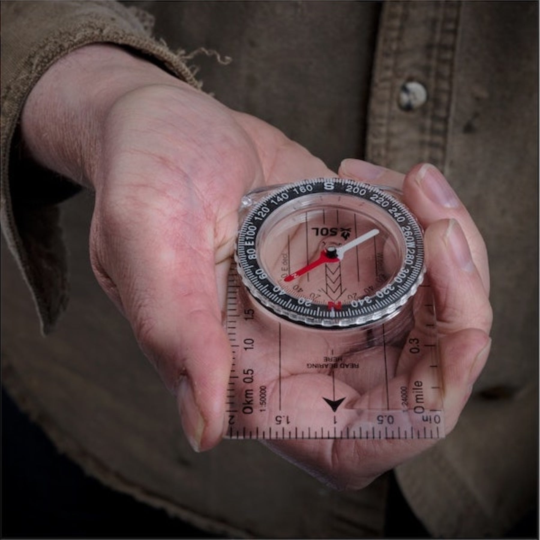 SOL | MAP COMPASS - Bussola cartografica