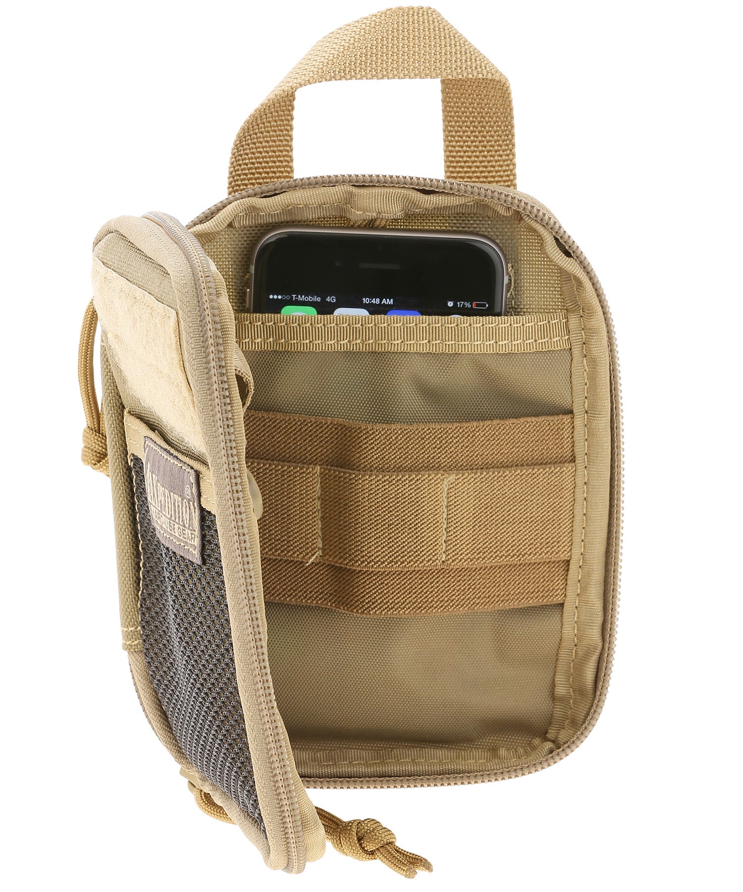 Foto del Mini Pocket Organizer di maxpedition semi aperto