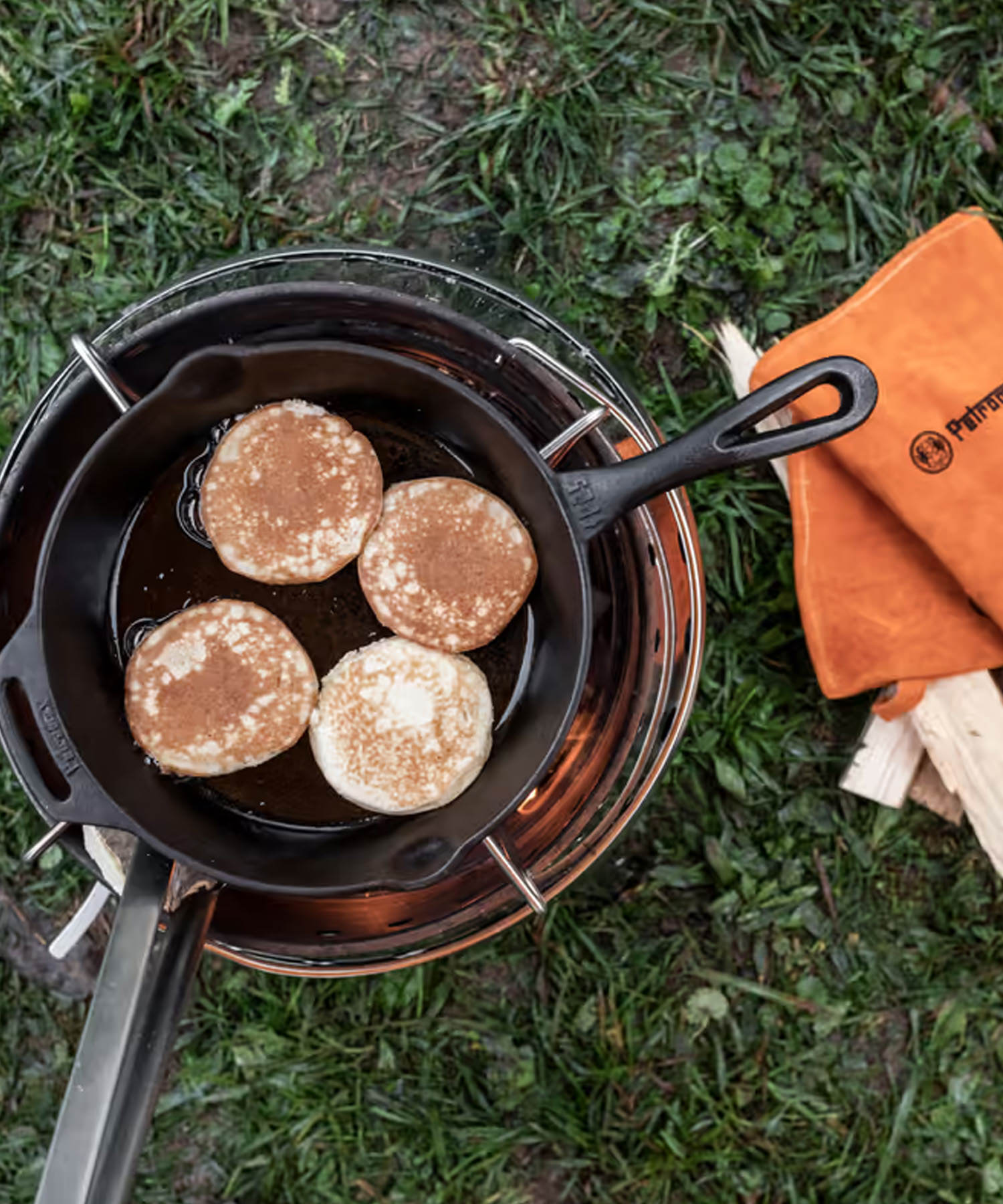 pan cake in padella petromax di ghisa