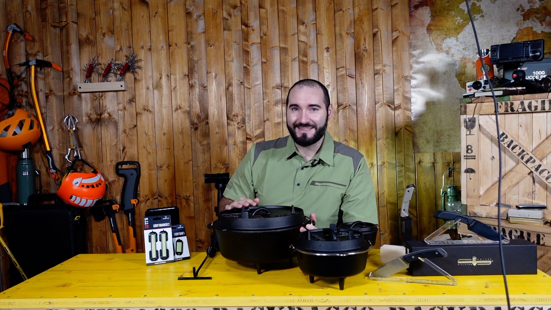 Copertina del video dove Paolo di Backpacco spiega le pentole Dutch Oven Ft di Petromax