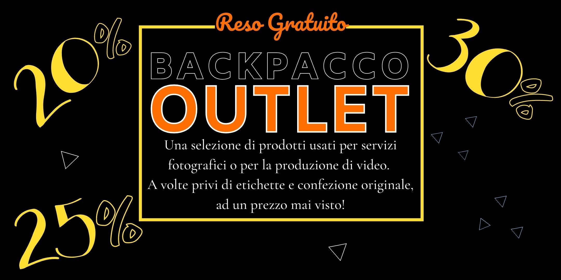 copertina della sezione outlet di backpacco