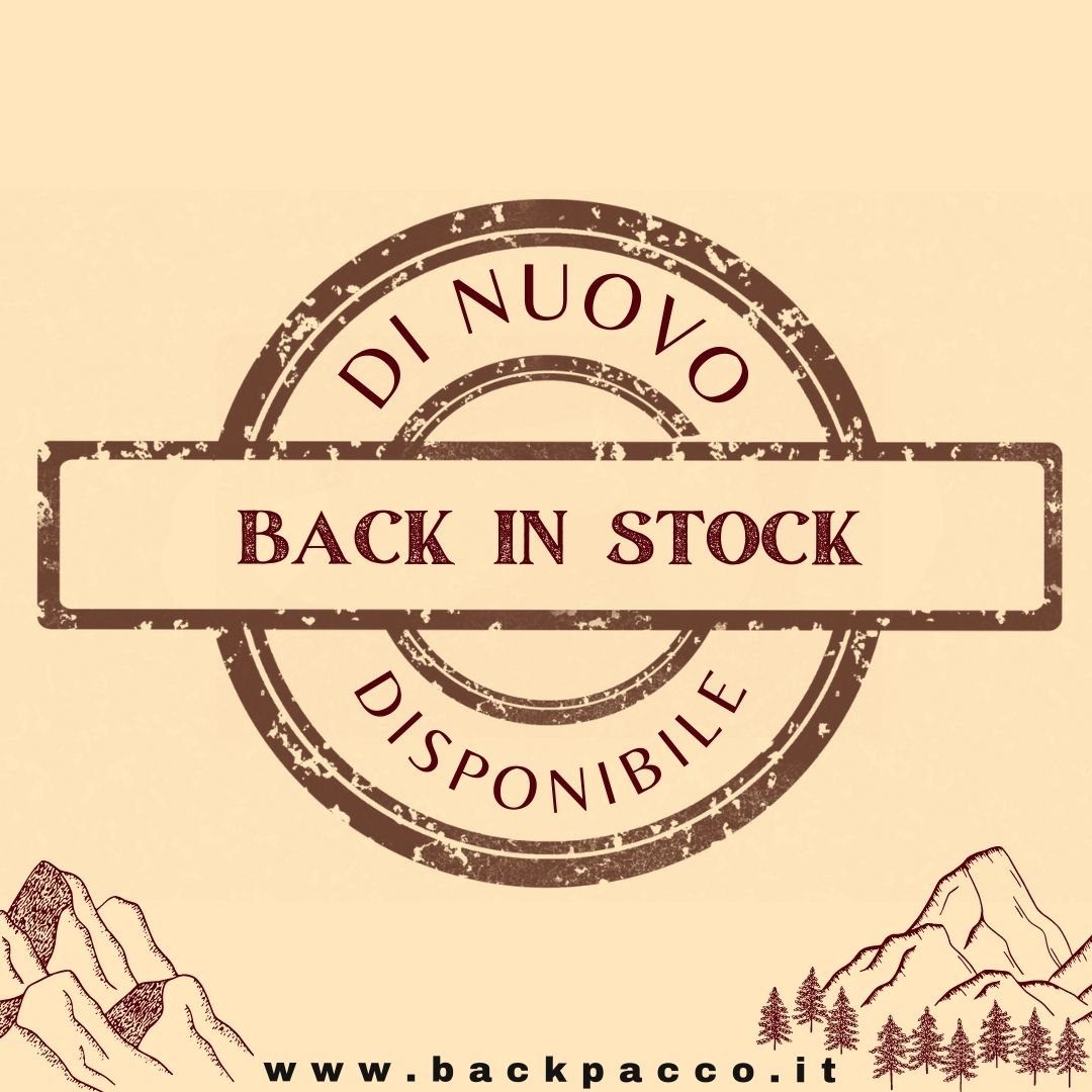 logo dei prodotti back in stock di backpacco.it