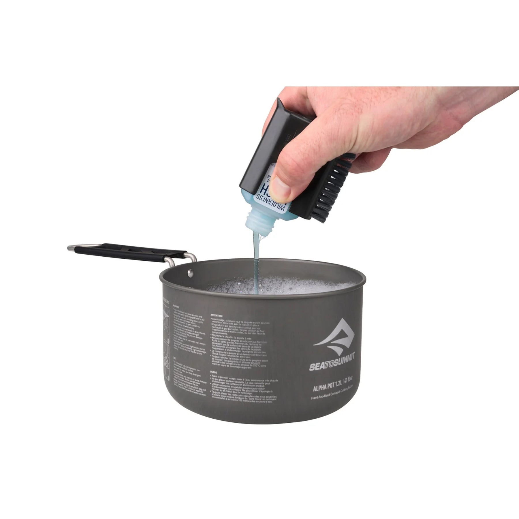 SEA TO SUMMIT | CAMP KITCHEN POT SCRUBBER AND SOAP - Spazzola e sapone multiuso