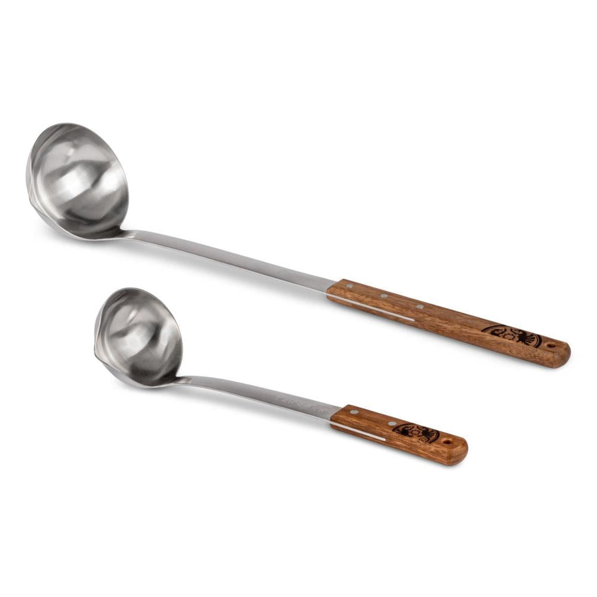 PETROMAX | LADLE - Mestolo da cucina con manico in legno - In acciaio!