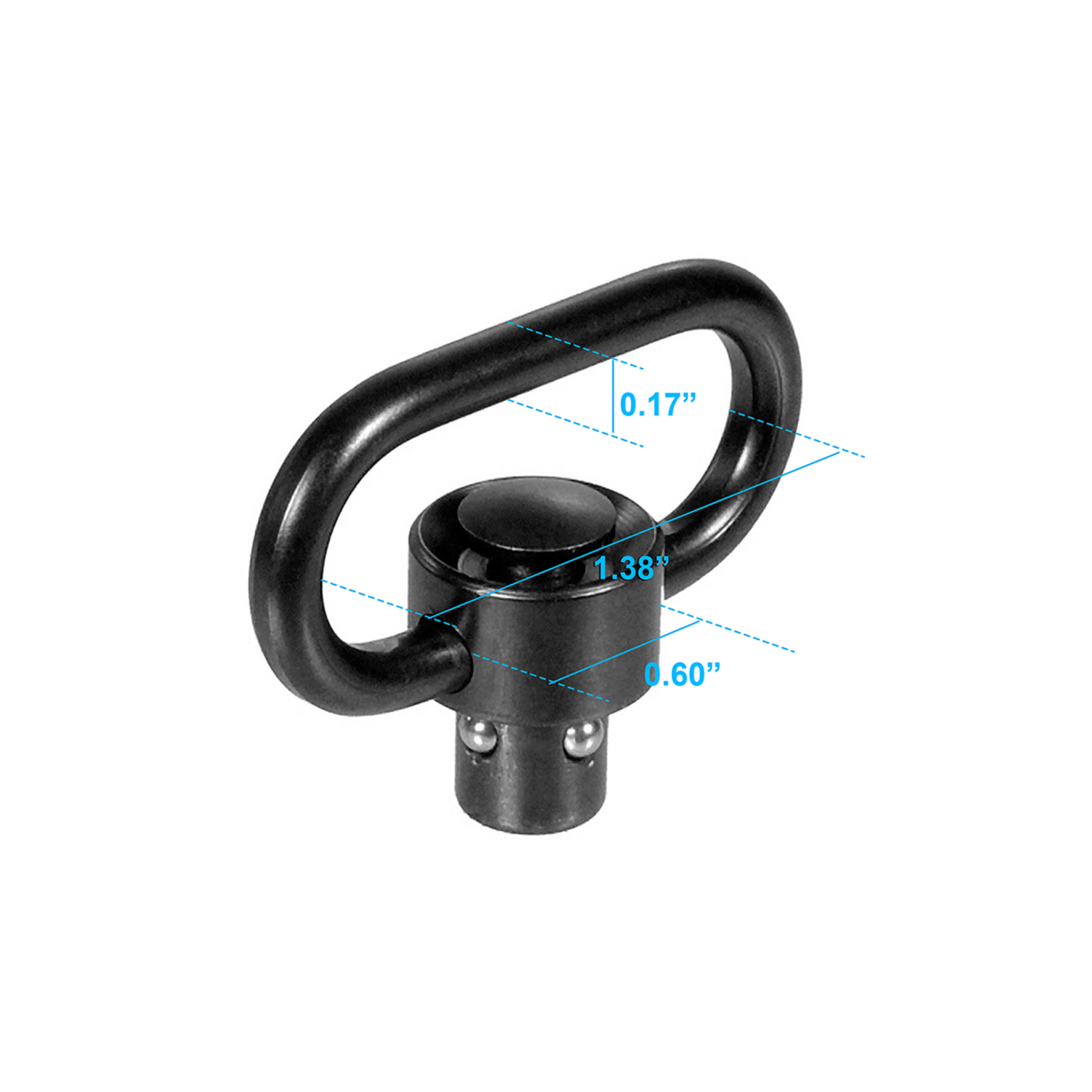 UTG | STEEL QD SLING SWIVEL - Girella per cinghia