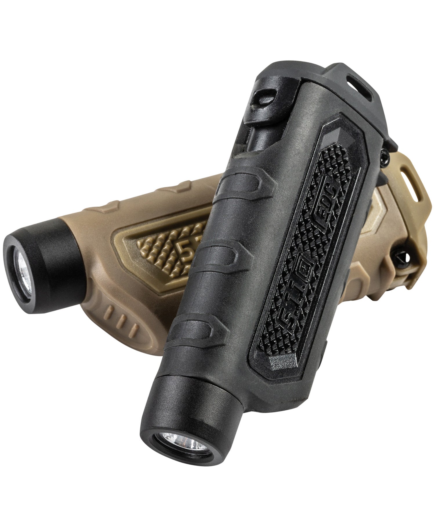 torcia edc 2aaa di 5.11 kangaroo e orologio EDC su tavolo