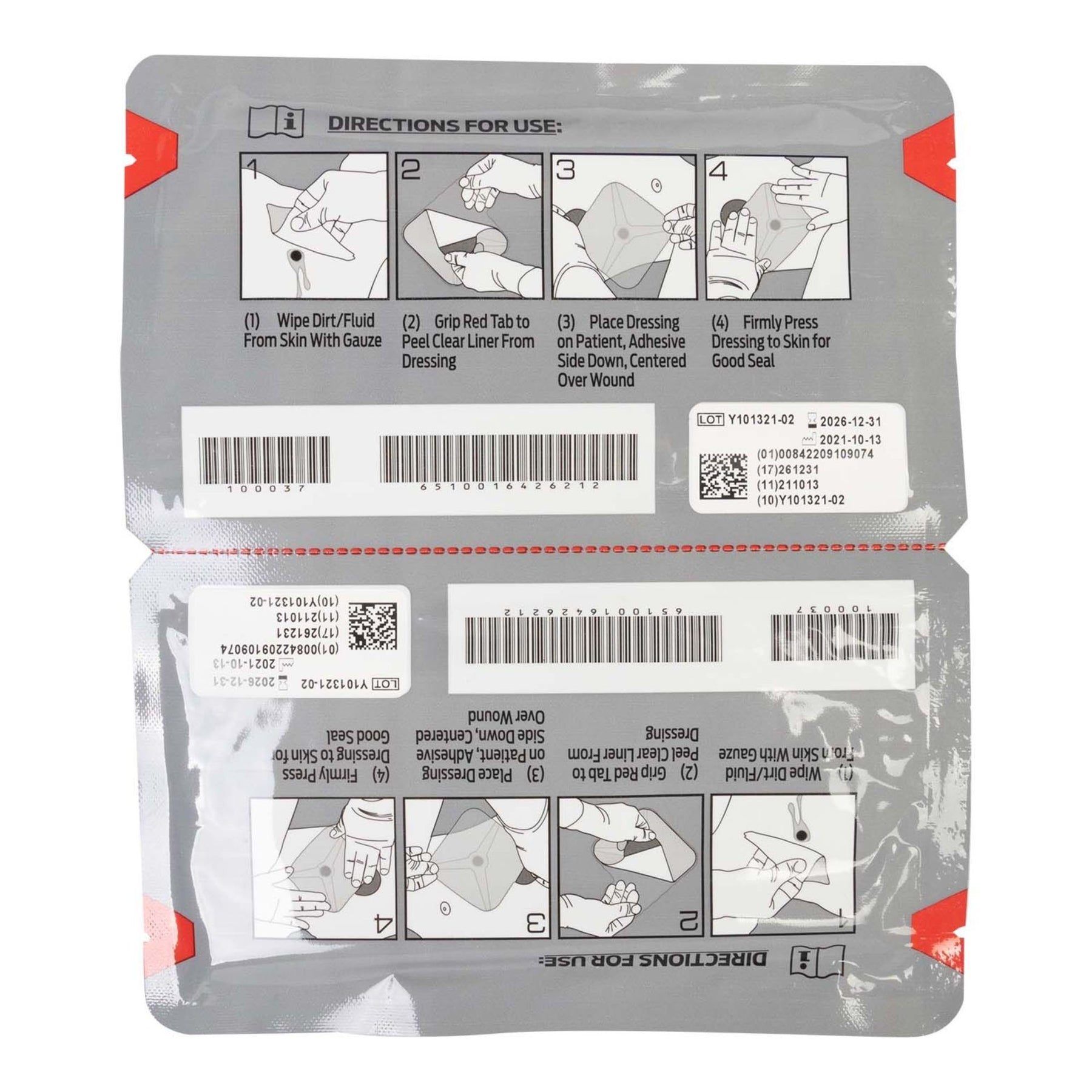 north american rescue HYFIN VENT CHEST SEAL TWIN PACK