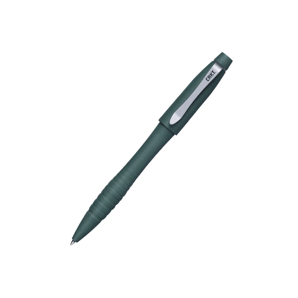 crkt wlliams defence pen racing green