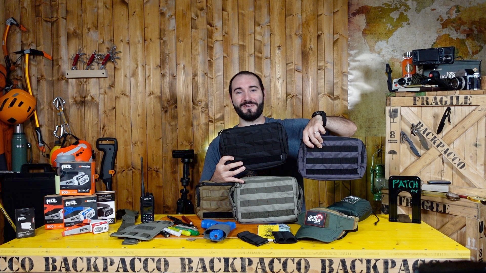 COPERTINA DEL VIDEO DOVE PAOLO DI BACKPACCO SPIEGA LA RAPID WAIST PACK DI 5.11