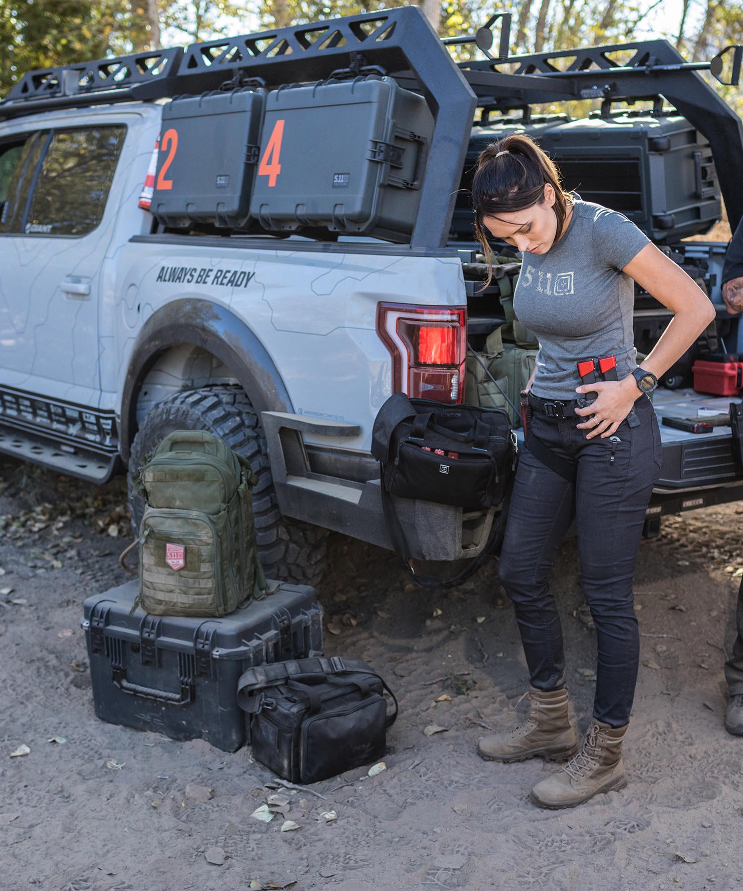 zaino all hazard prime di 5.11 tactical al poligono