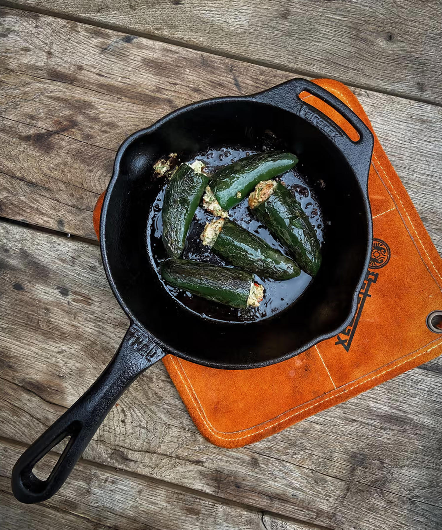 zucchine trifolate in padella di ghisa petromax