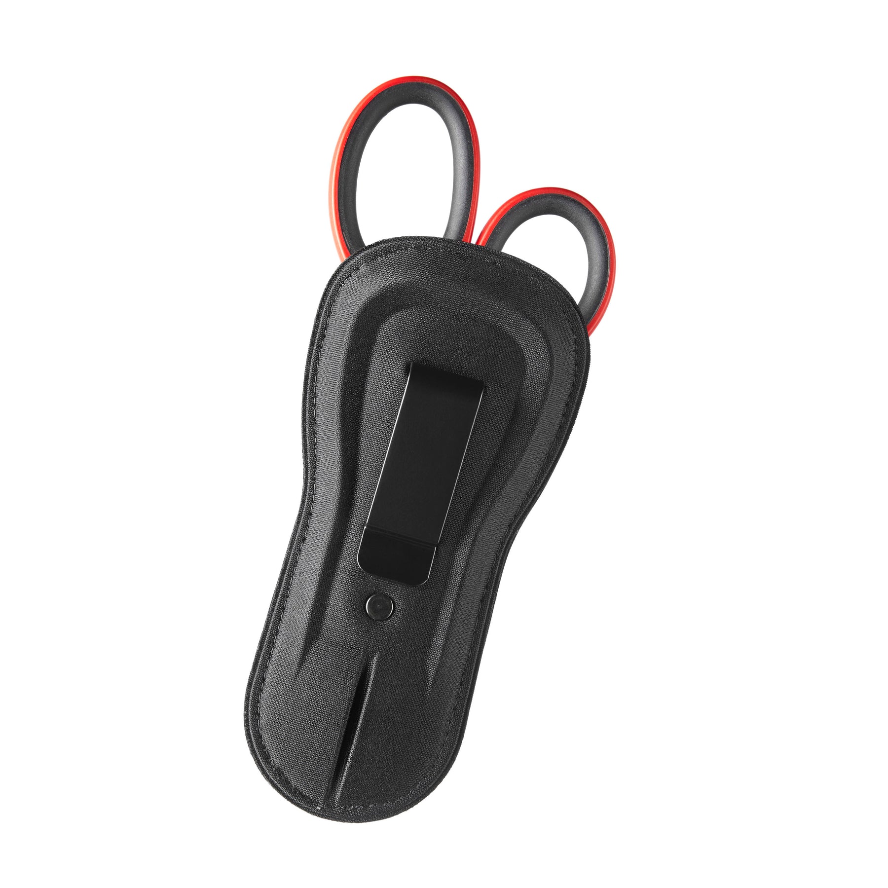 fondina flessibile per forbici XShear con forbice rossa - vista retro