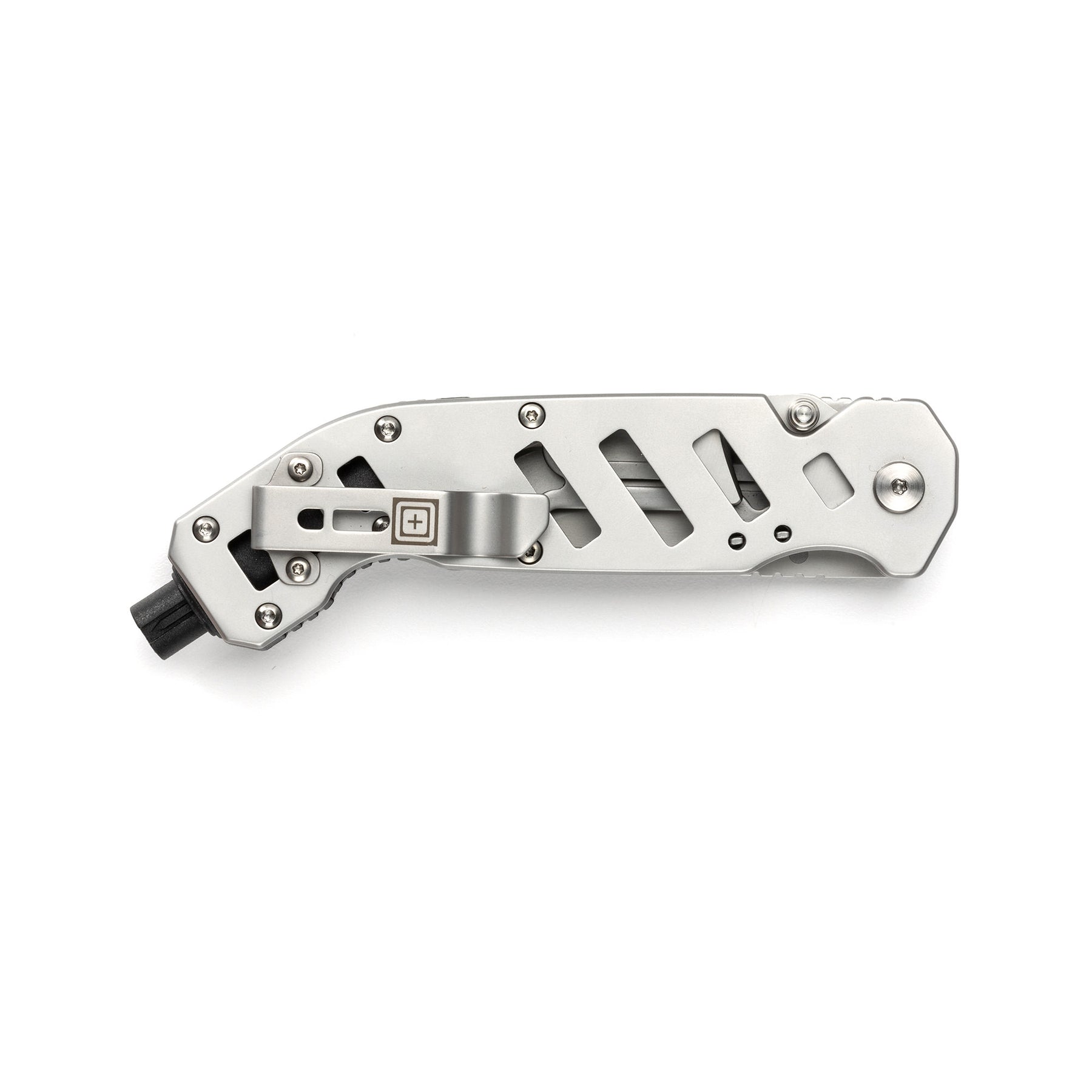 esc rescue knife di 5.11 chiuso - lato sinistro con clip