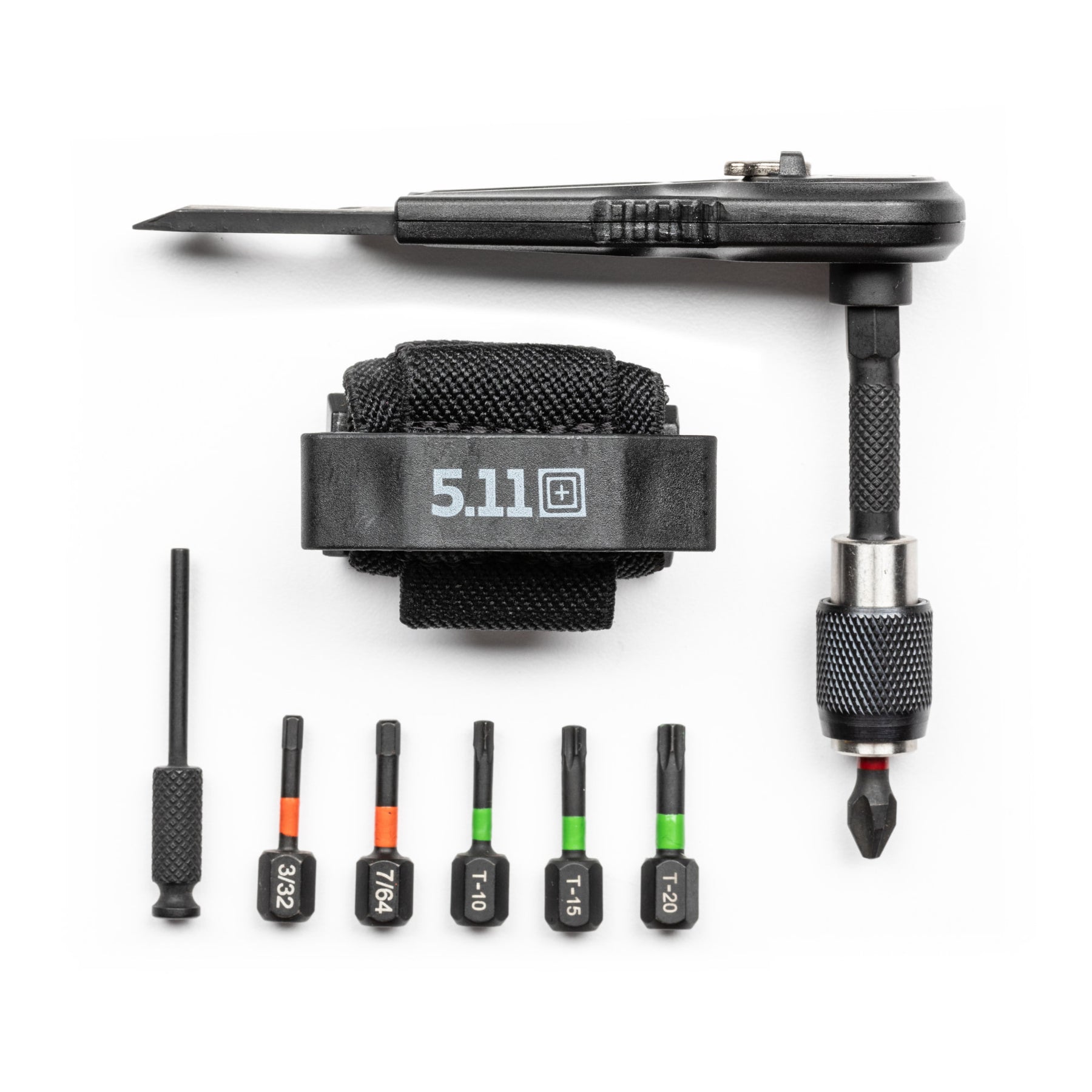 5.11 tko nella sua custodia elastica con tutti gli accessori - inserto montato