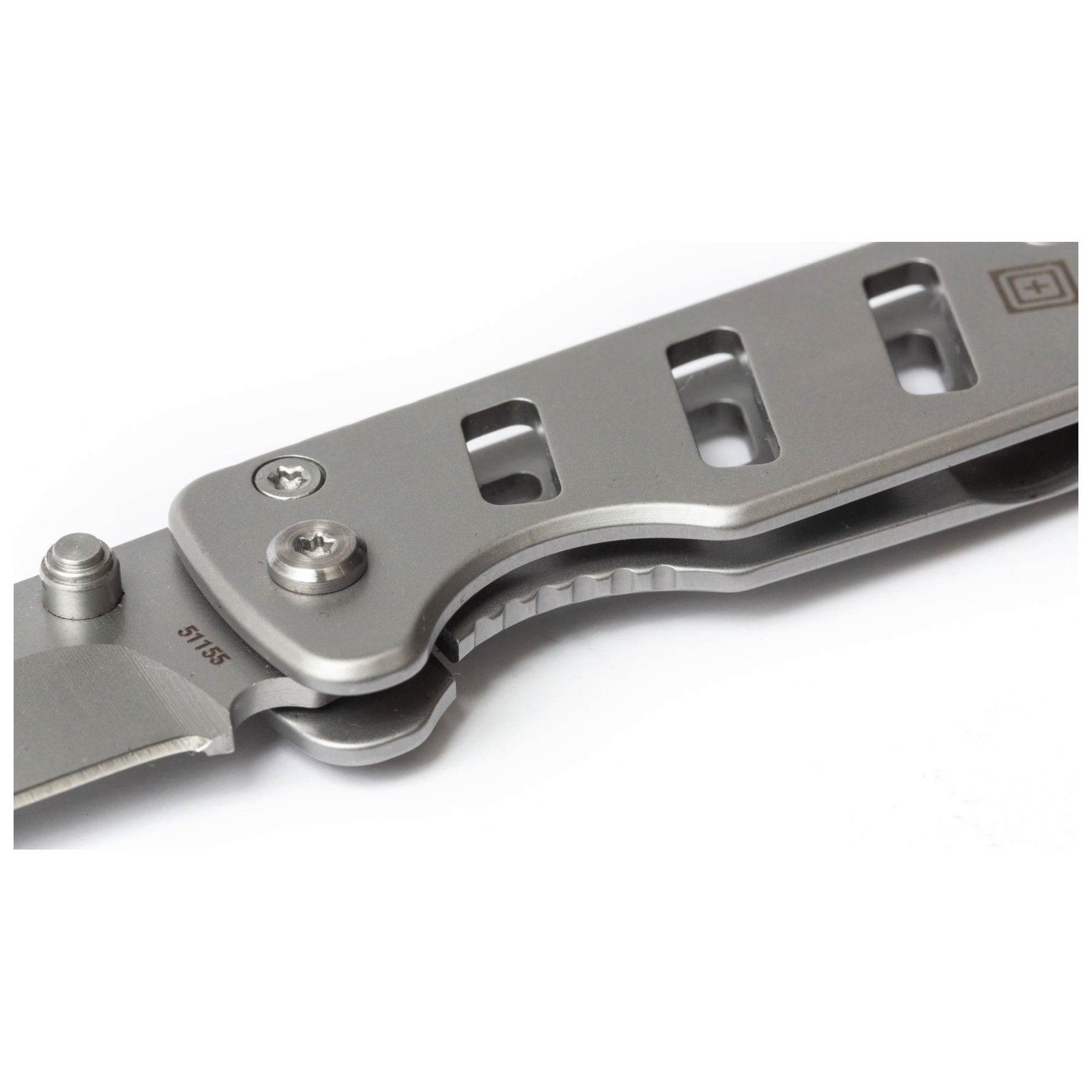 coltello base 1 sf di 5.11 tactical aperto - dettaglio frame lock