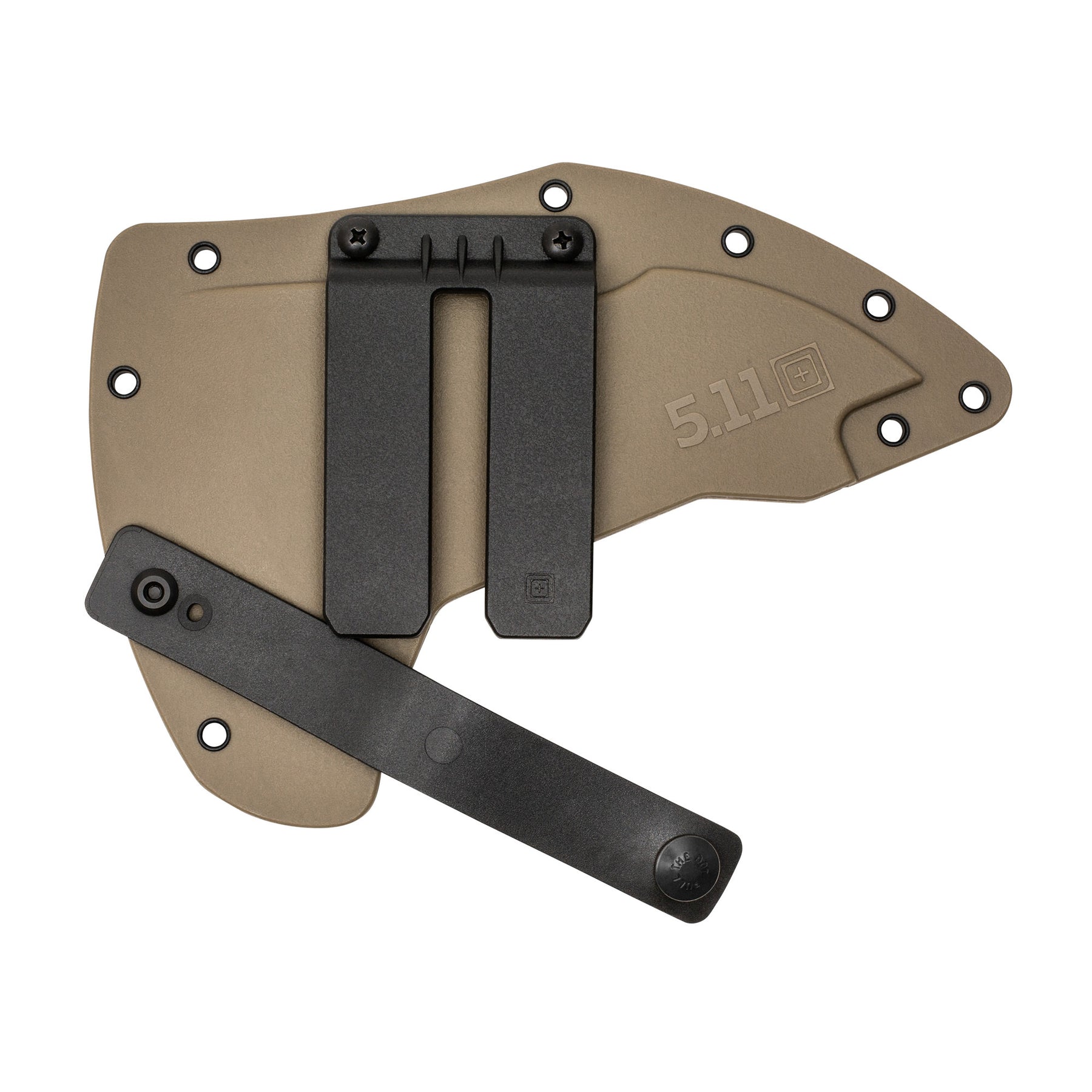 accetta tattica cfa peacemaker di 5.11 senza fodero - vista attacco MOLLE