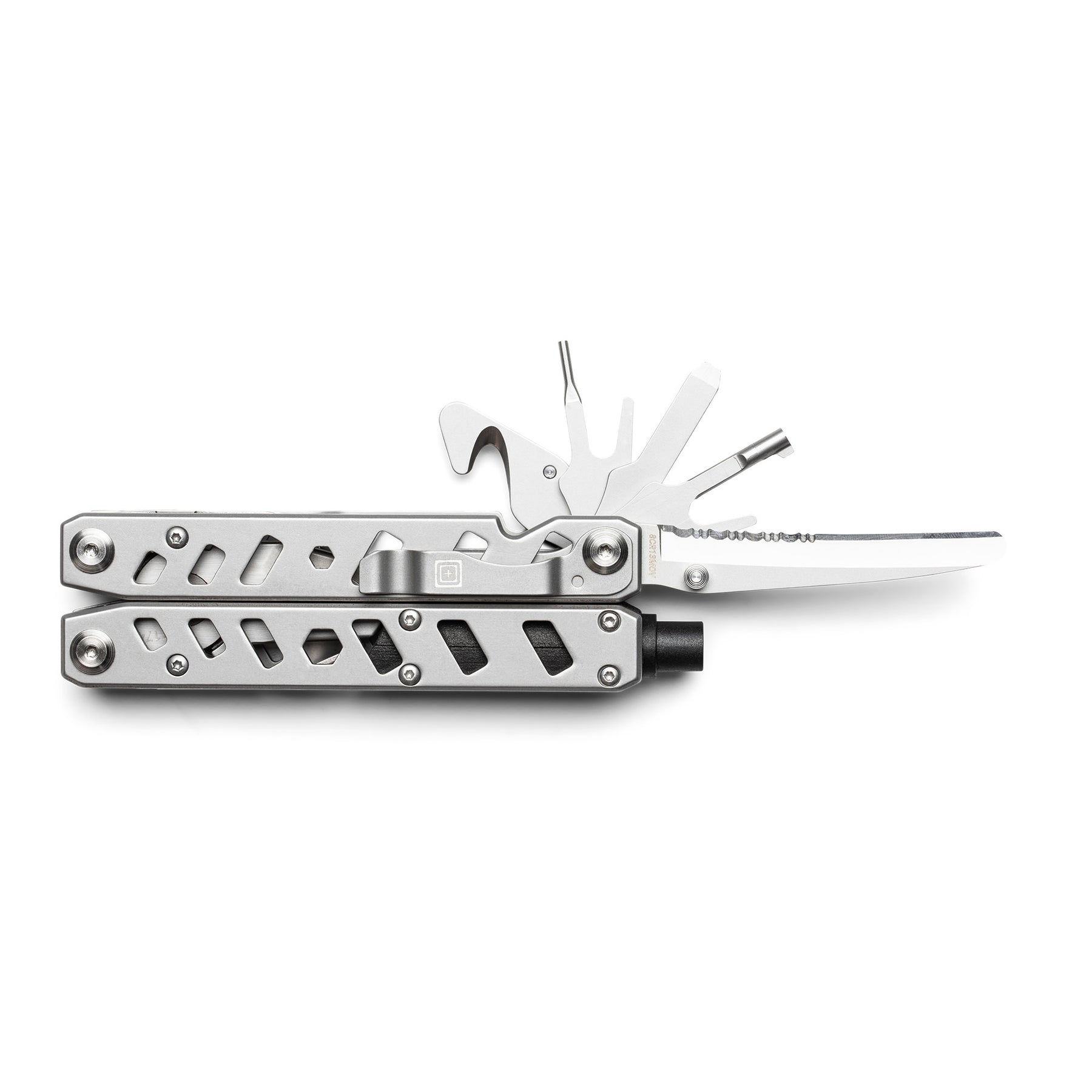 PINZA LE EMT MULTITOOL 2.0 DI 5.11 tool aperti - lato clip