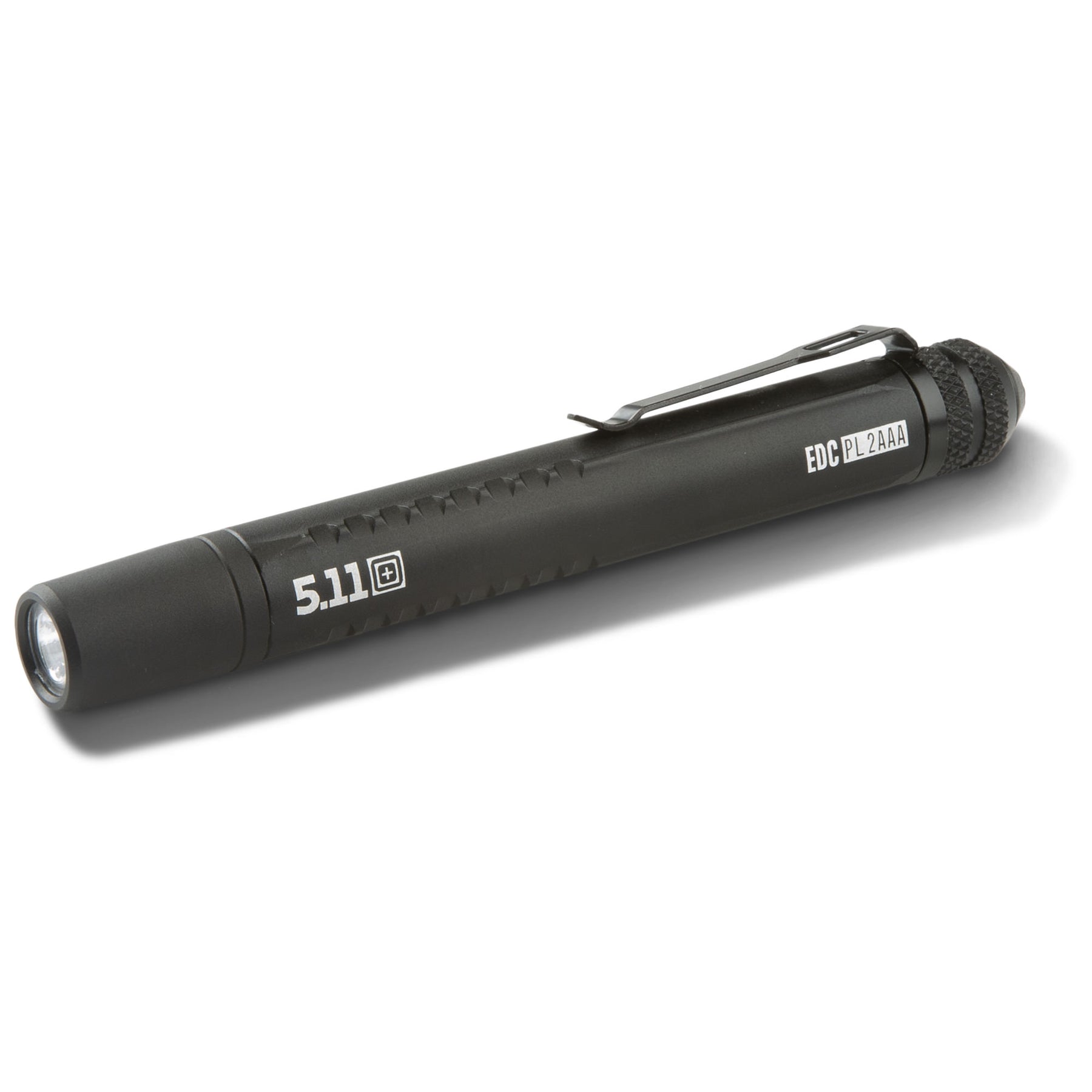 53380 - torcia tattica di 5.11 - EDC PL2AAA colorazione nera black - vista diagonale